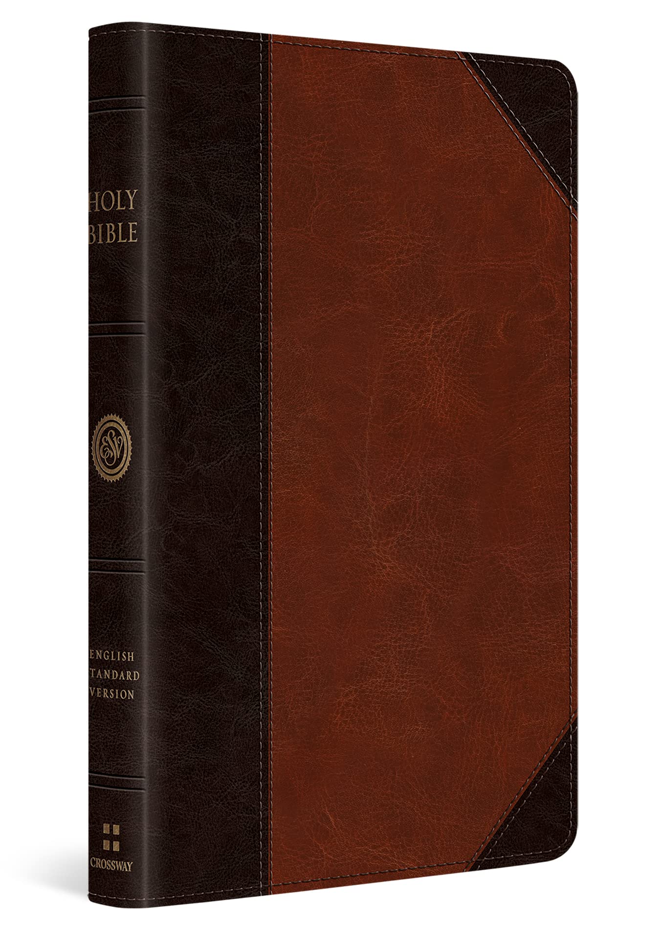 ESV Thinline Bible, Red Letter (TruTone, Brown/Cordovan, Portfolio Design)