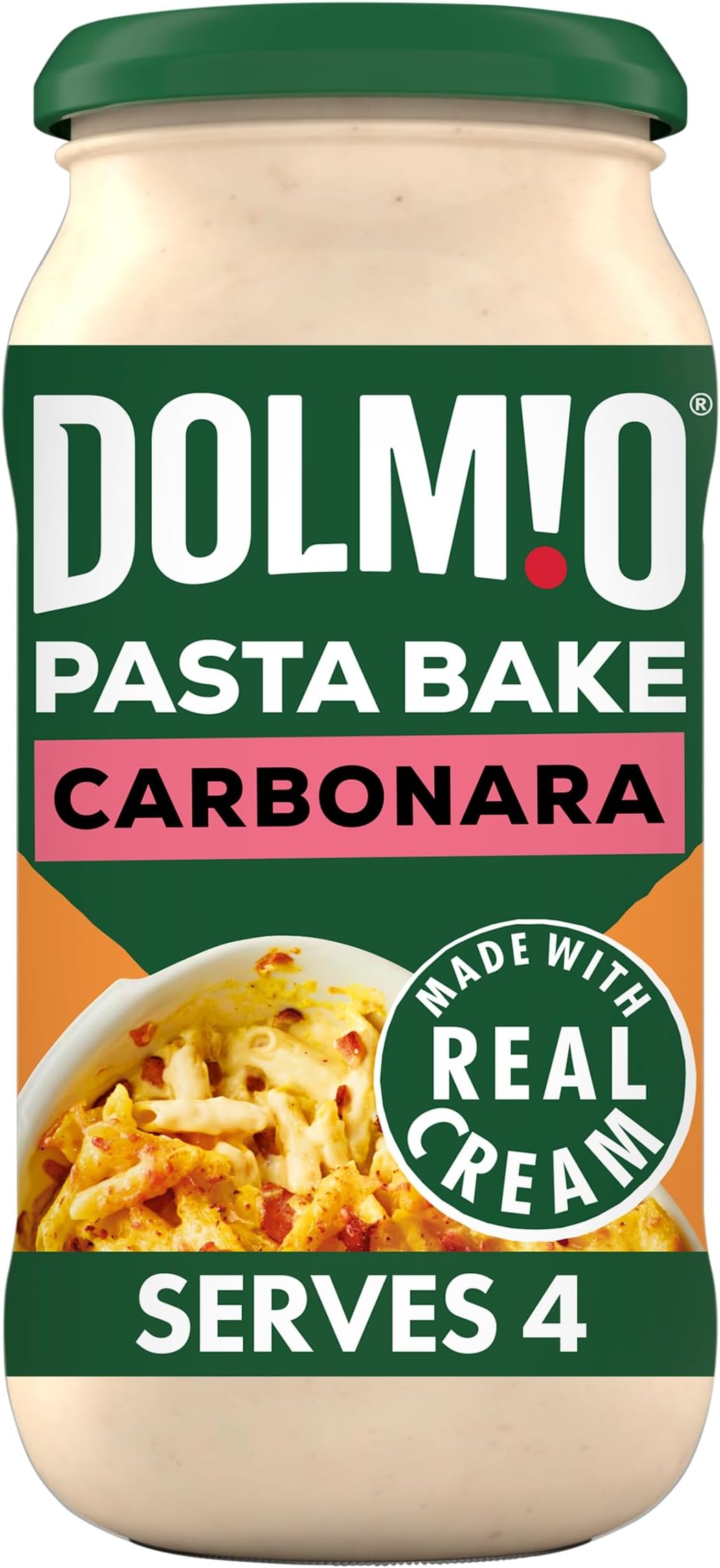 Dolmio Pasta Bake Carbonara Pasta Sauce Jar 430g