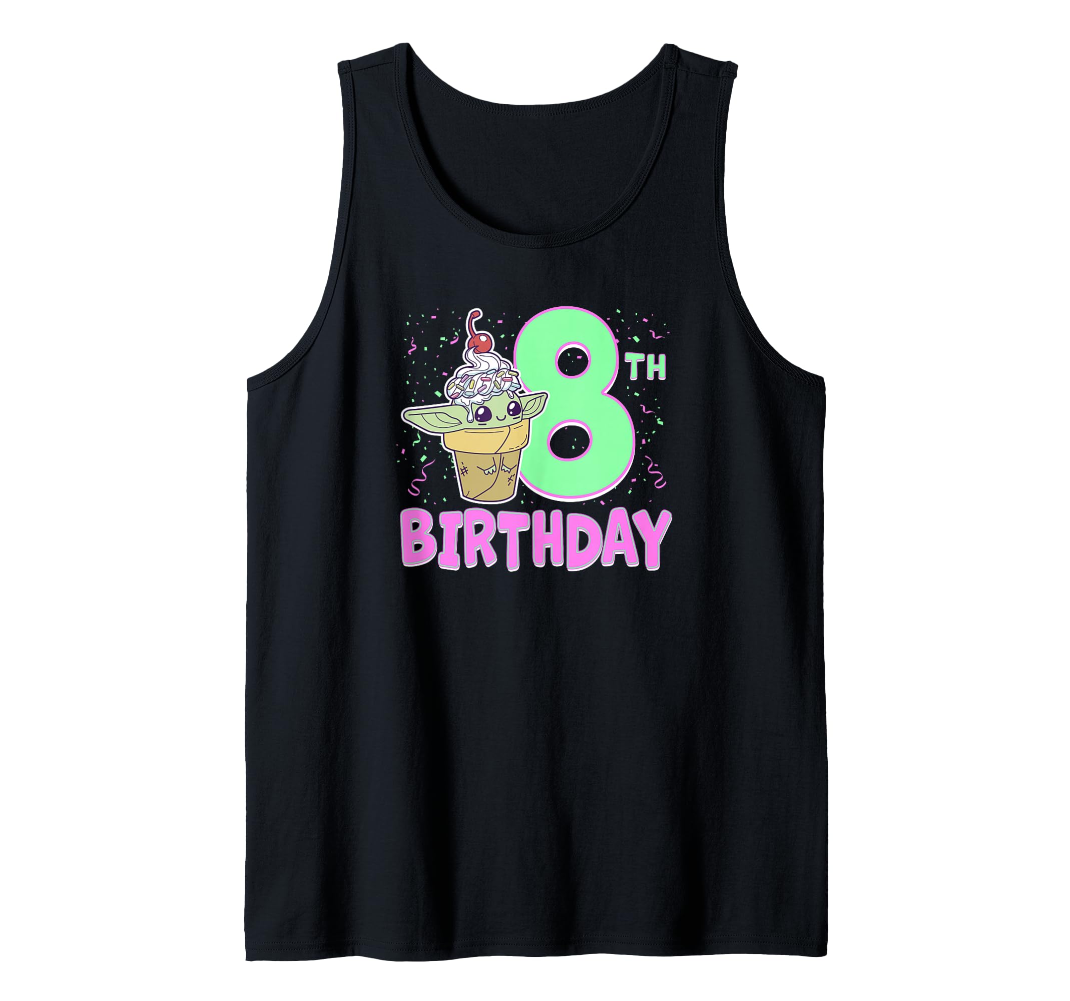 Grogu Star Wars en tu fiesta de cumpleaños con una camiseta de tirantes 2