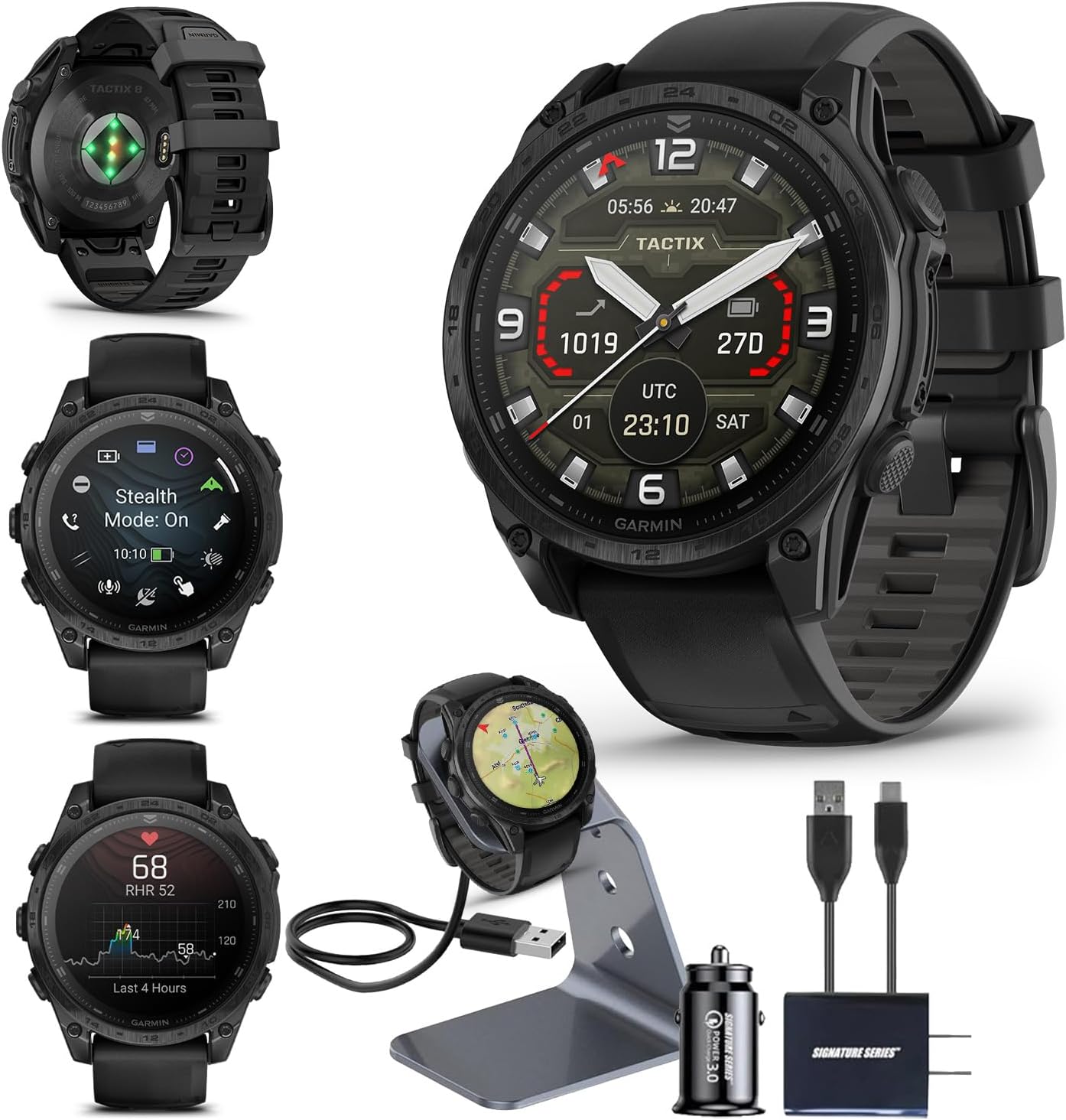 best gifts for sports coach garmin tactix 8 AMOLED features laid out