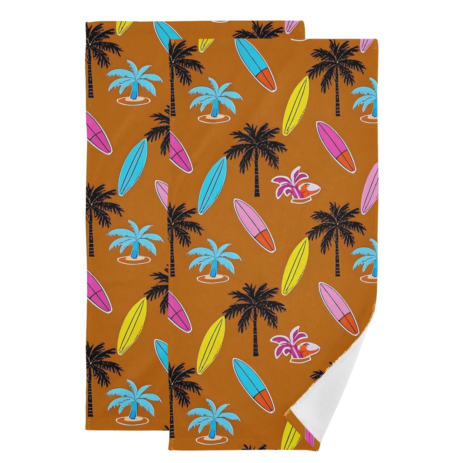 Toallas de mano de coco absorbentes de 36 x 72 cm perfectas como toalla de gimnasio suave en pack