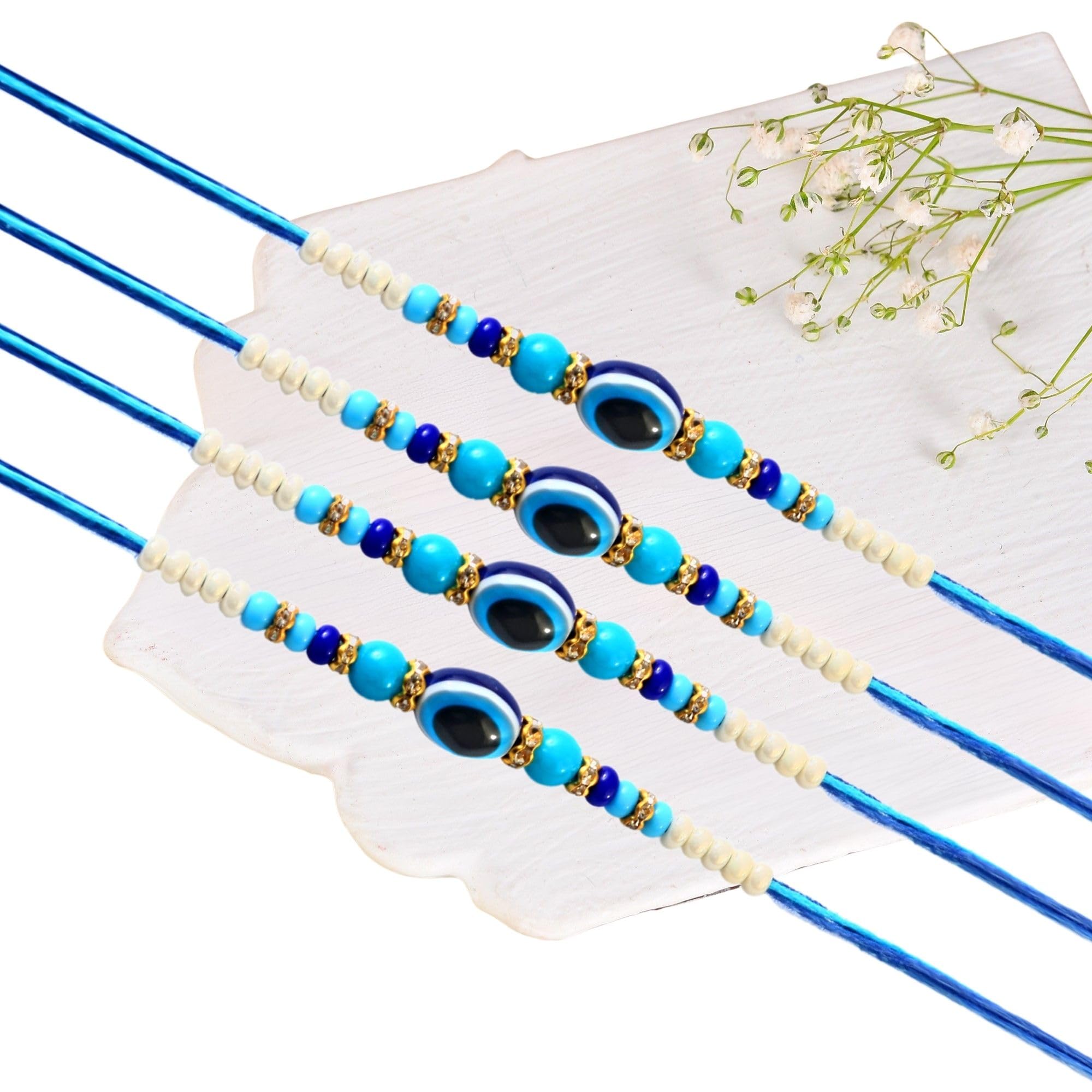 Great Art Rakhi for Brother and Bhabhi - Rakhi Gift Combo for Brother - Bhaiya Bhabhi Rakhi Set with Tortoise Plate Showpiece Set of 4 Gift - Rakshabandhan Home Décor-GT83 1