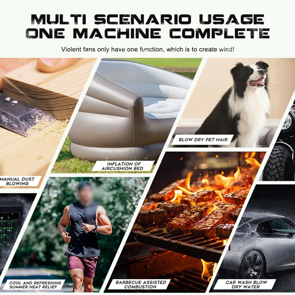 Purificatore elettrico ad aria compressa F31, ventilatore turbo da 120 W con 130.000 giri/min, 3 livelli senza fili, per tastiera, fotocamera e animali domestici, 2500 mAh USB-C