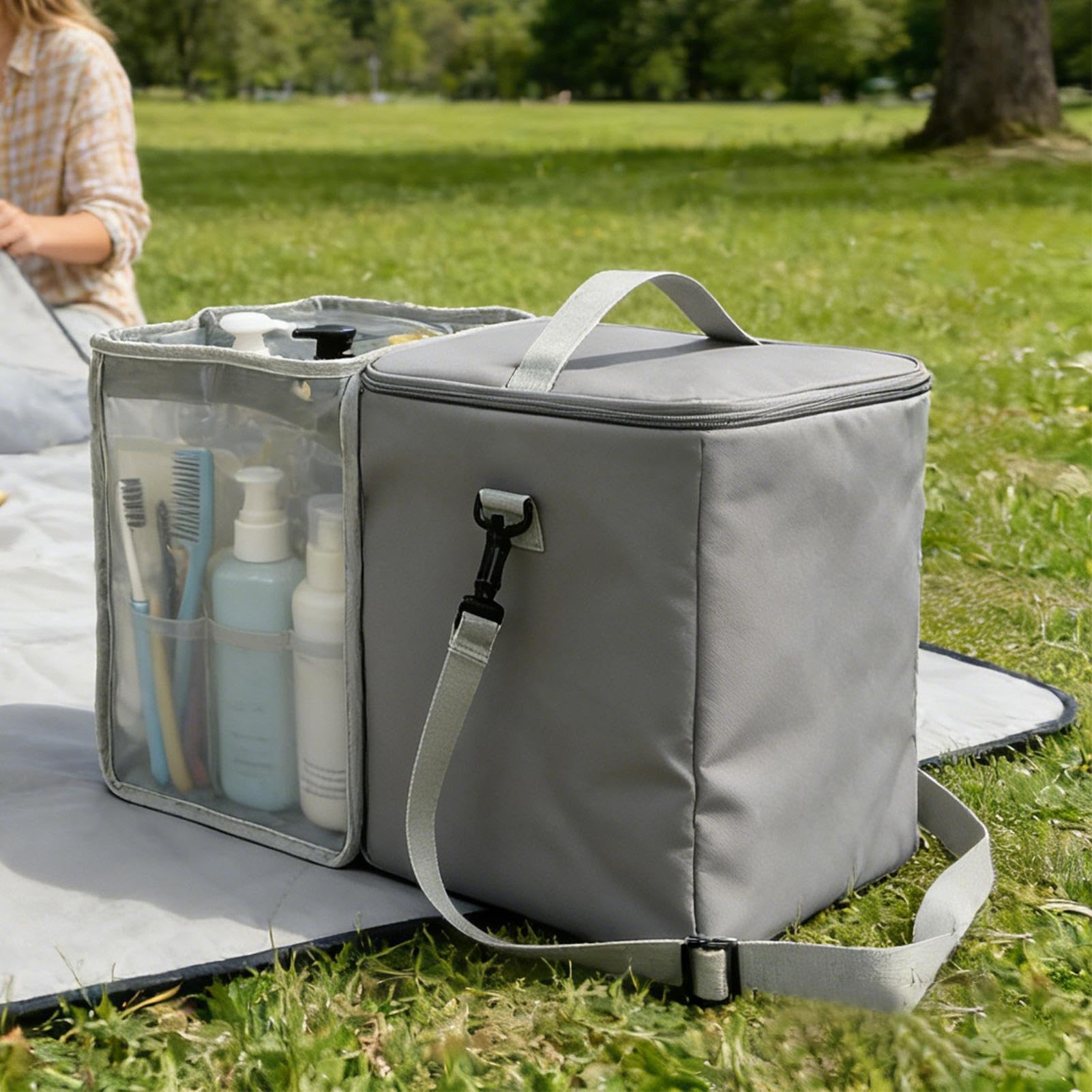 Grand sac de plage, sac fourre-tout de piscine, sac fourre-tout imperméable de grande capacité multifonction pour natation, bateau, croisière, vacances, , , gym, déjeuner, douche, quai humide