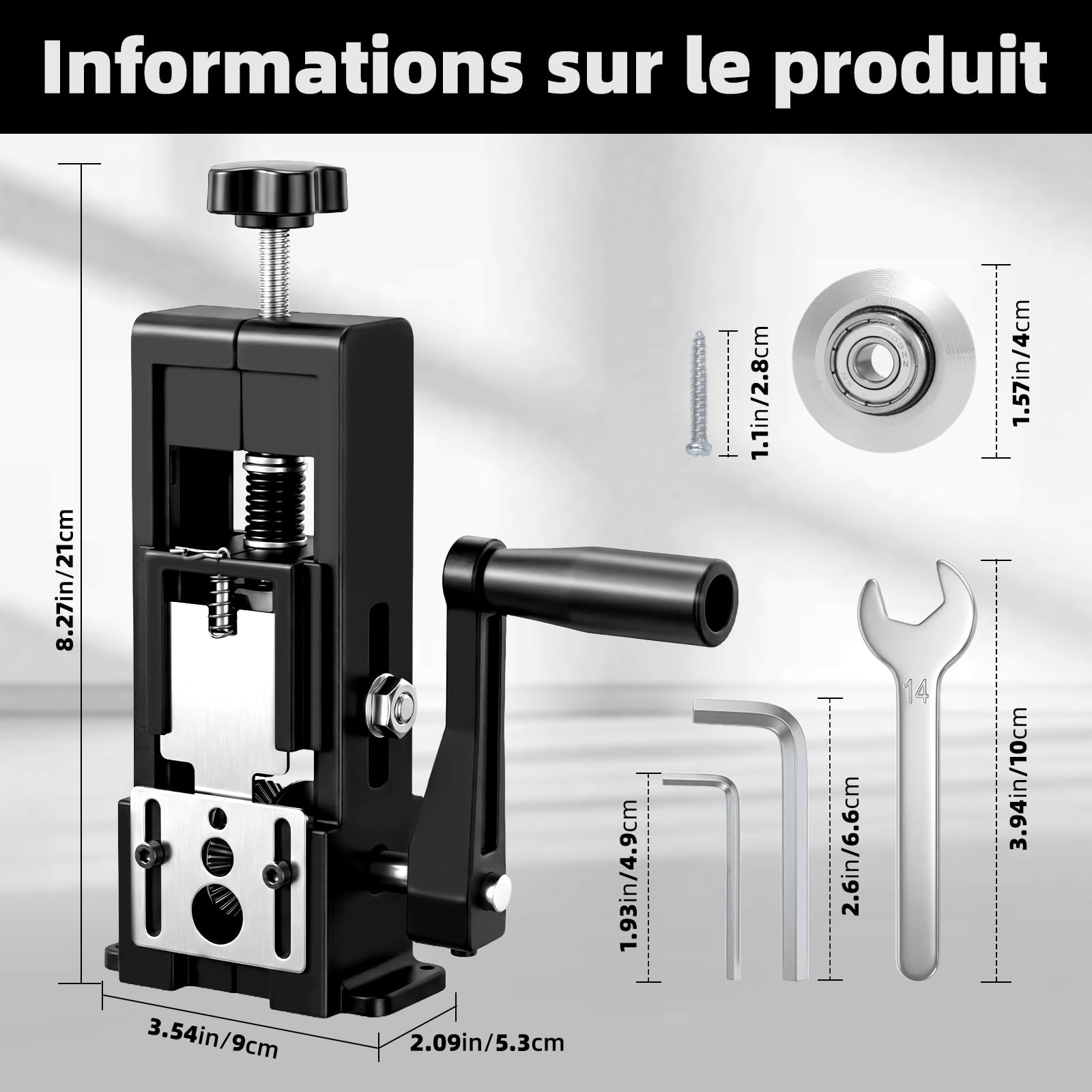 Denudeur Cable Electrique 1–25mm Portable Machine a Cuivre