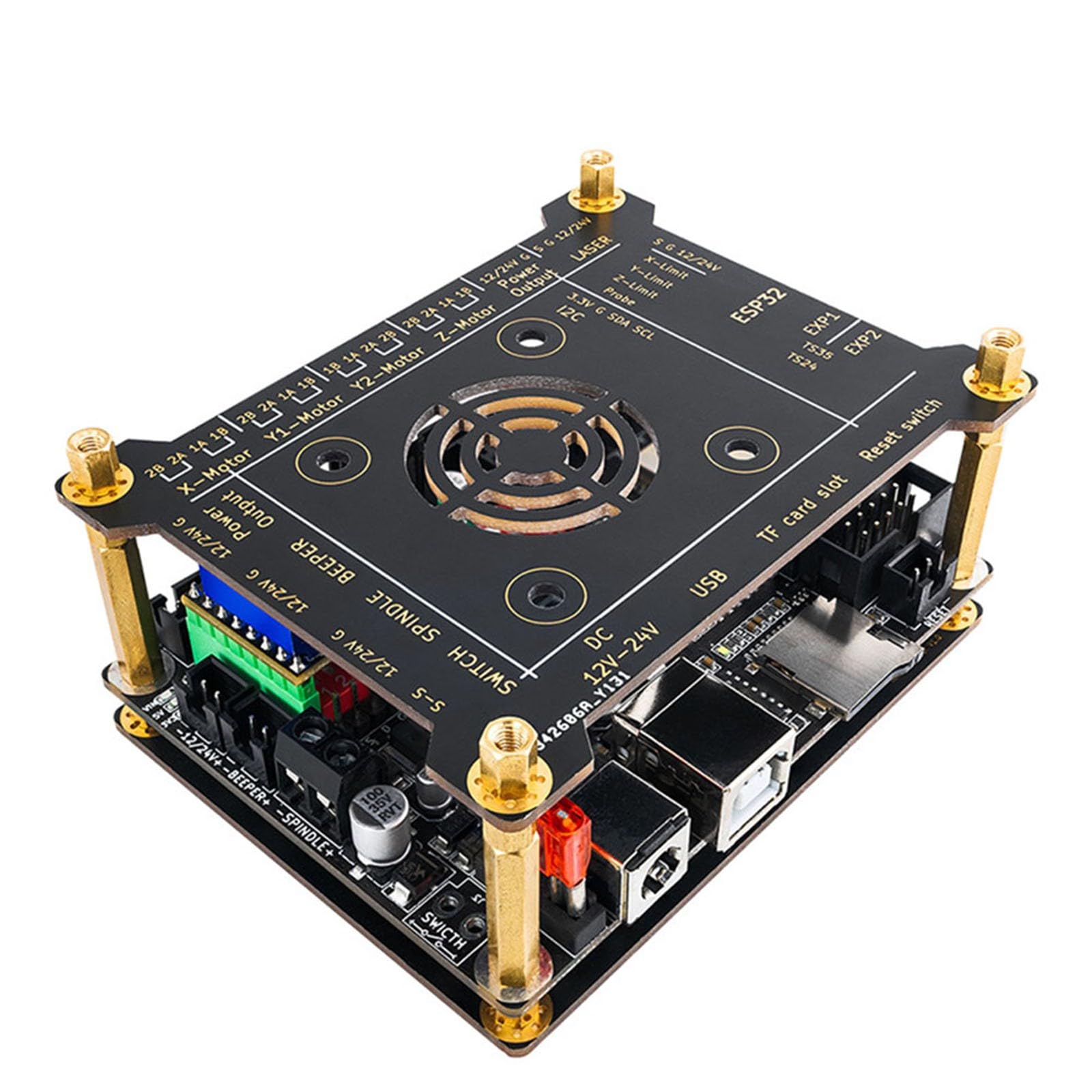Placa MKS DLC32 V2.1 de 32 bits con WiFi y Bluetooth para grabado rápido de alta precisión