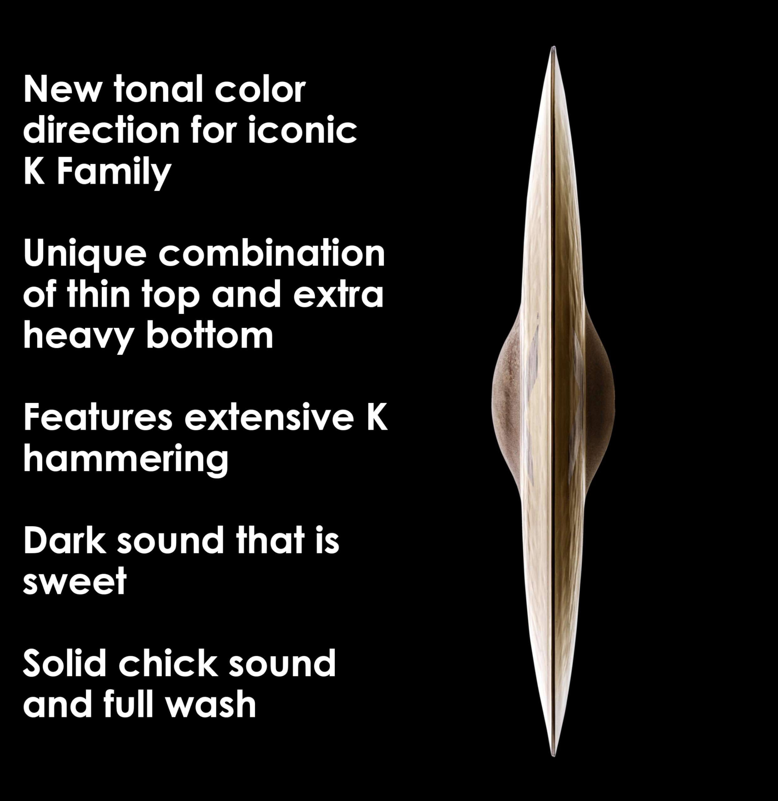 Zildjian K' Sweet HiHat 15", Traditional Finish - HiHat
