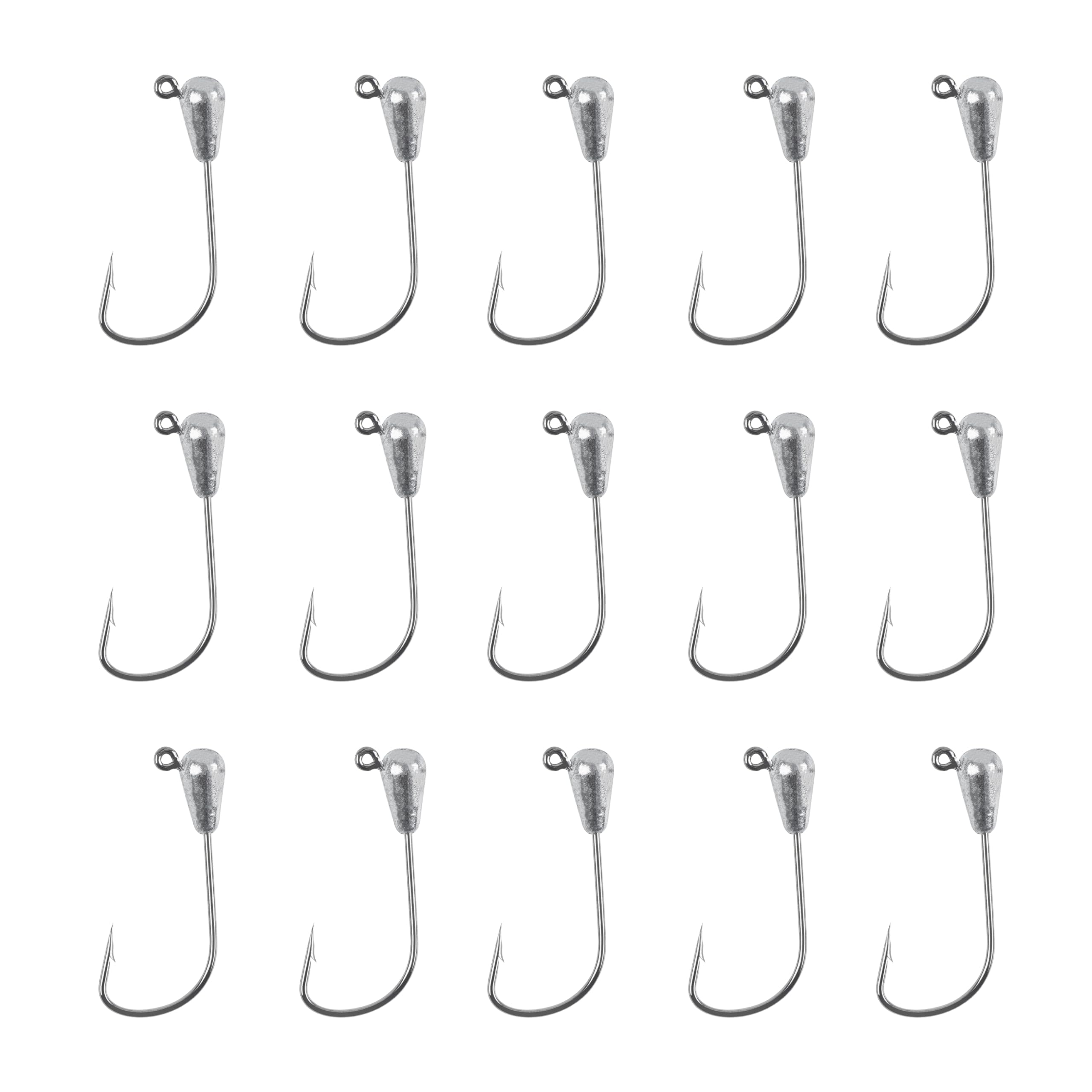 Tube Jig Heads for Bass Fishing Tube Bait Jig Hooks 15/30pcs Weighted  Swimbait Jig Hooks Saltwater Freshwater Fishing Hooks Tube Jigs 1/8oz 1/4oz 