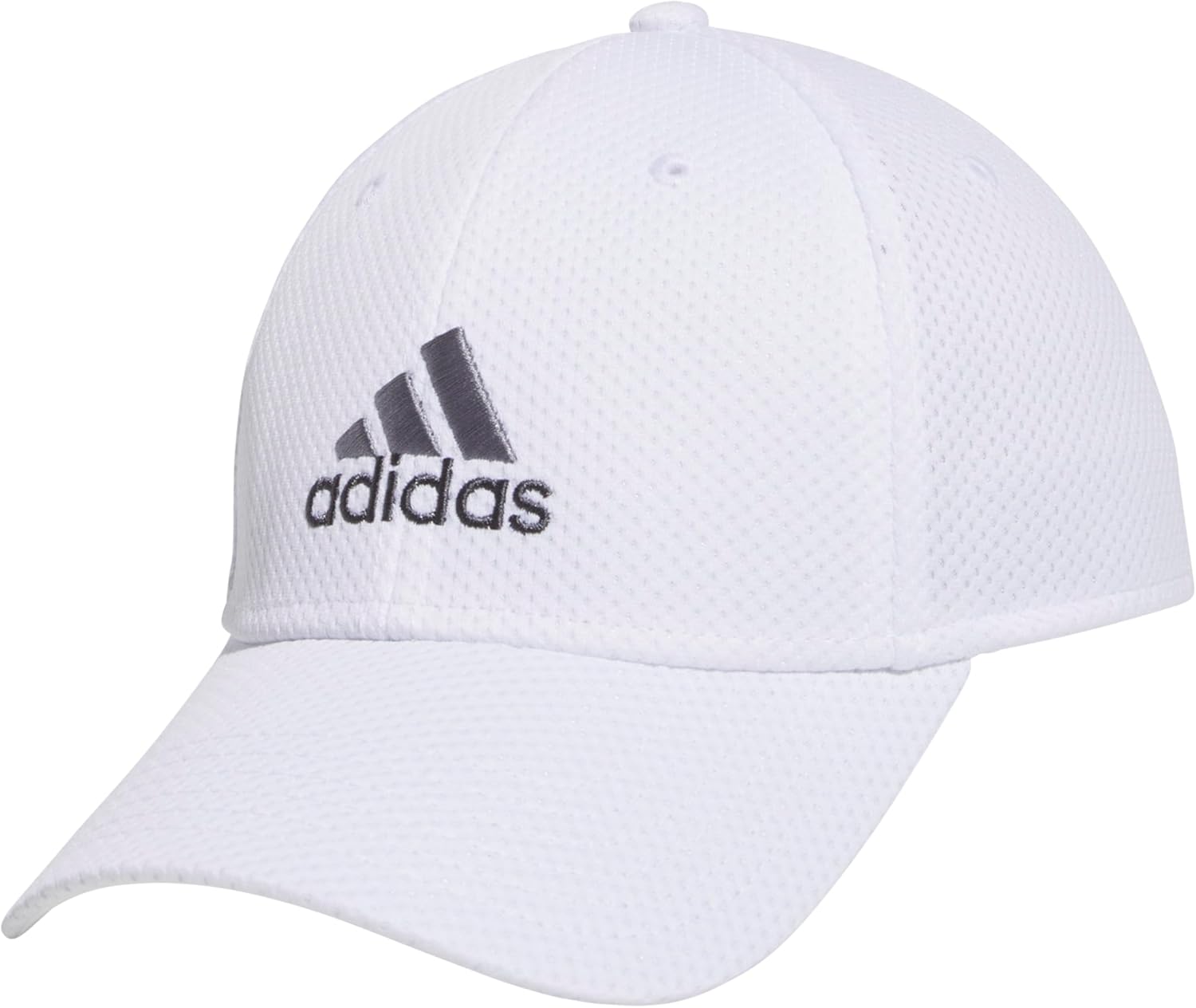 Adidas Mens Zags 2.0 Structured Mid Crown A-Flex Stretch Fit HatBaseball Cap