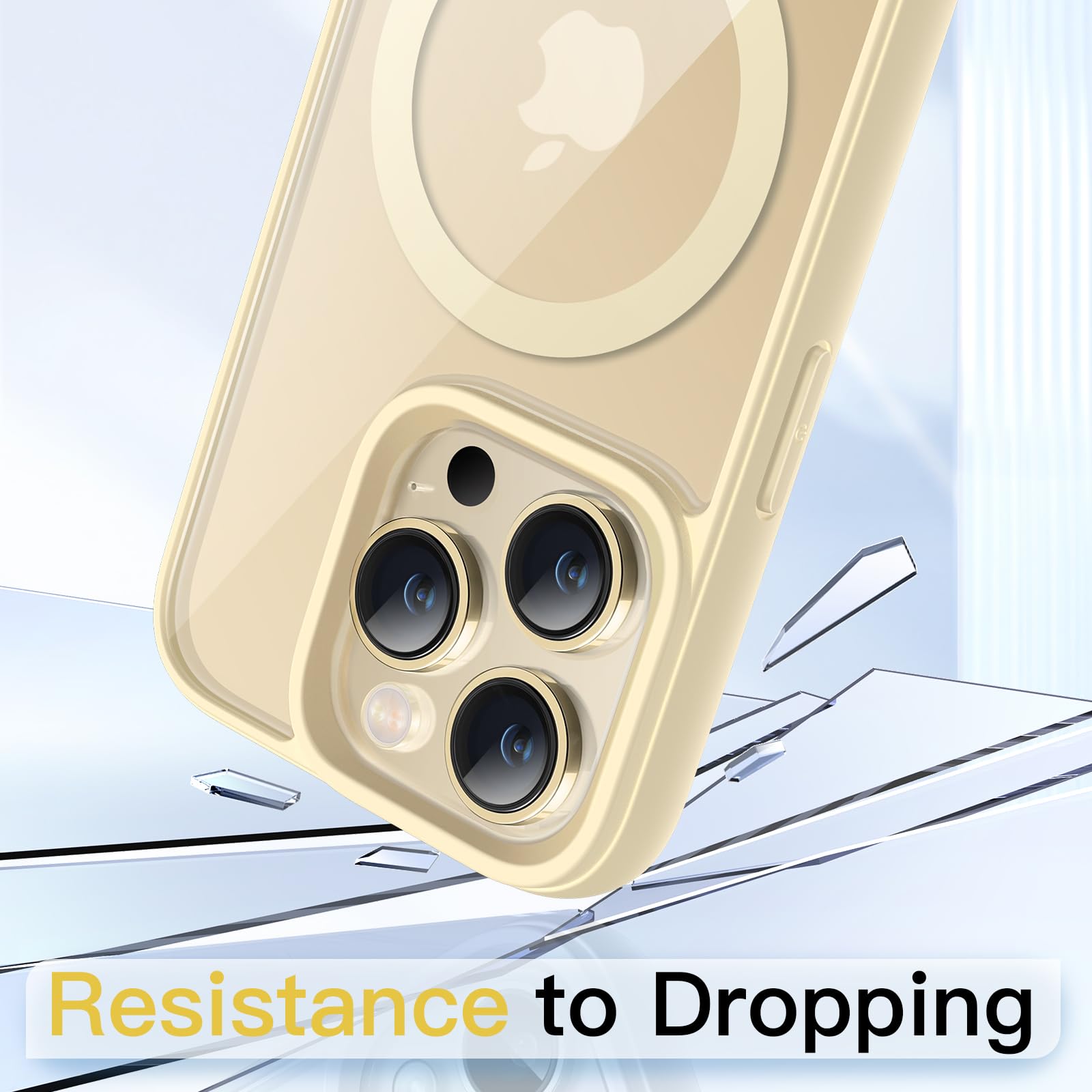 JETech Hülle Für IPhone 13 Pro Max – Stoßfeste Schutzhülle Mit Transparenter Rückseite