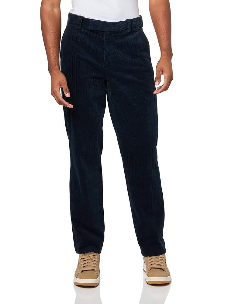 【新品】everyone corduroy trousers (NAVY) everyone wide straight corduroy trousers (NAVY) | everyone