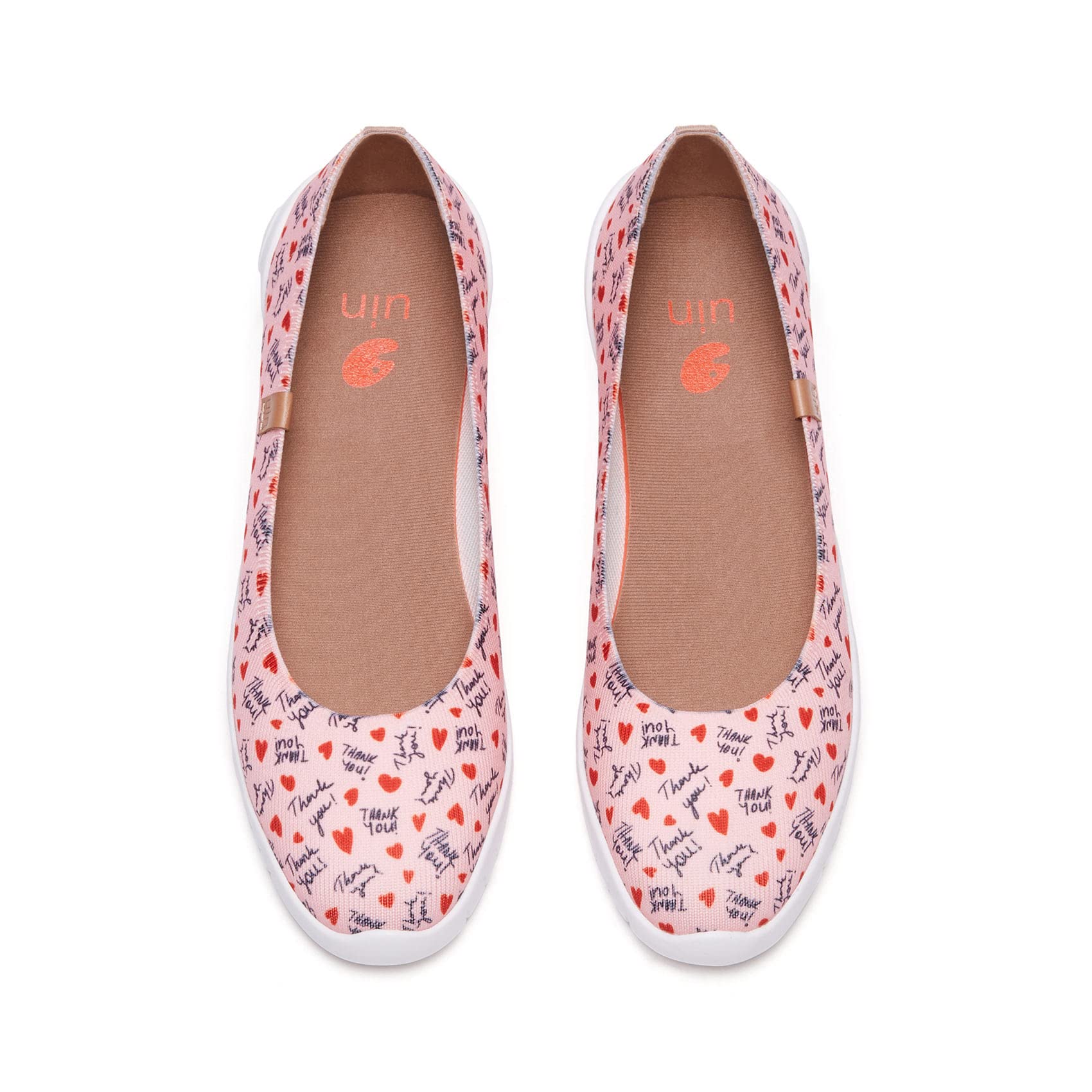 UIN Wandern Slip On Schuhe Damen Rot