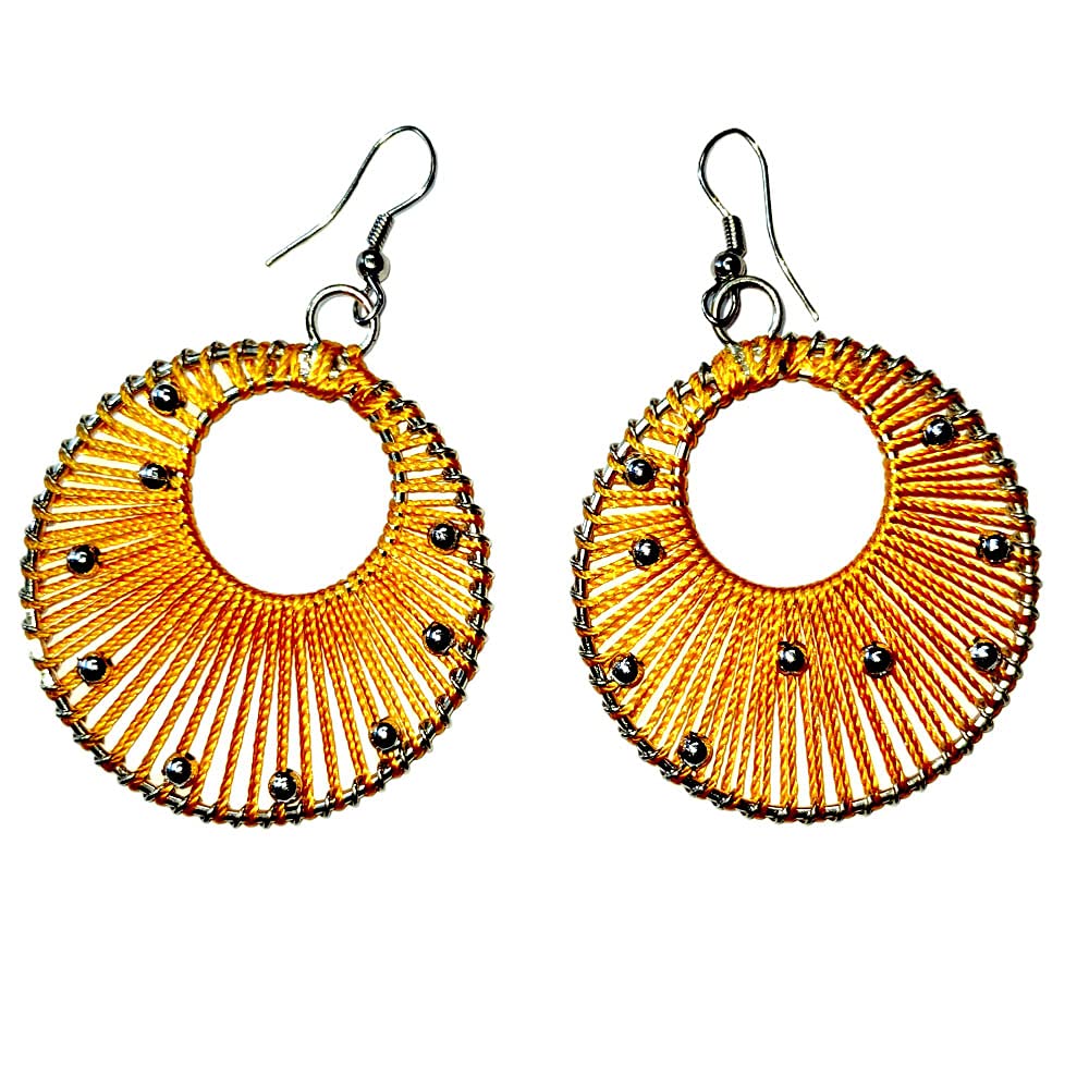 Gmefvr Women Girl Party Punjabi Rajasthani Traditional Third Earrings | Yellow (B0937L1Y5F) Amazon Price History, Amazon Price Tracker