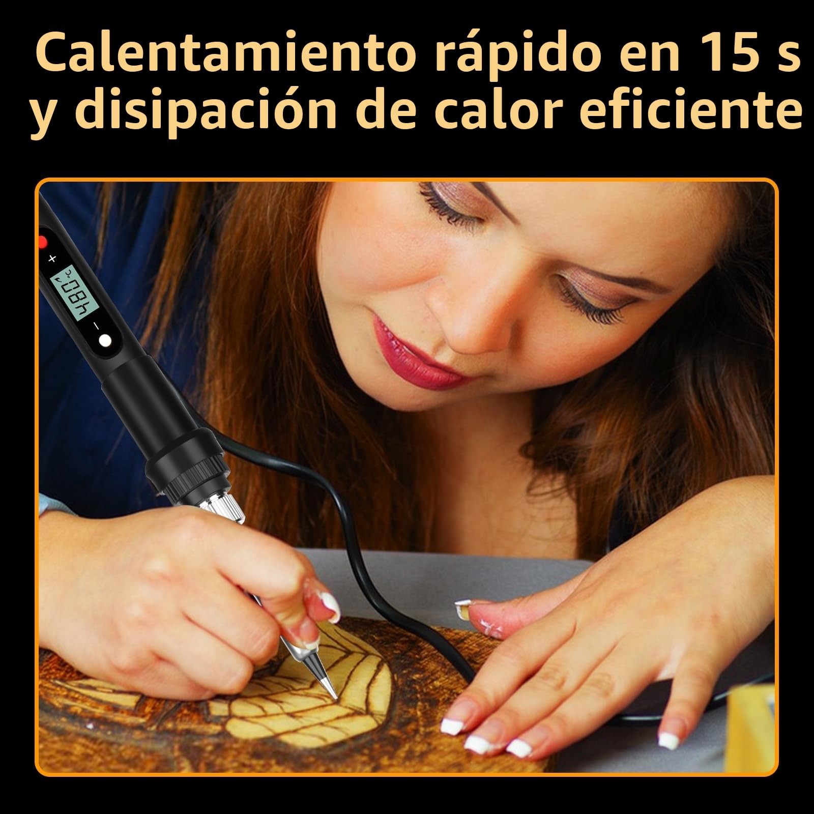 VFANDV Soldador de Estaño 80W Kit Profesional 13 en 1 Con Temperatura Ajustable 180℃-520℃ Para Reparación, DIY, Bombas de Soldadura