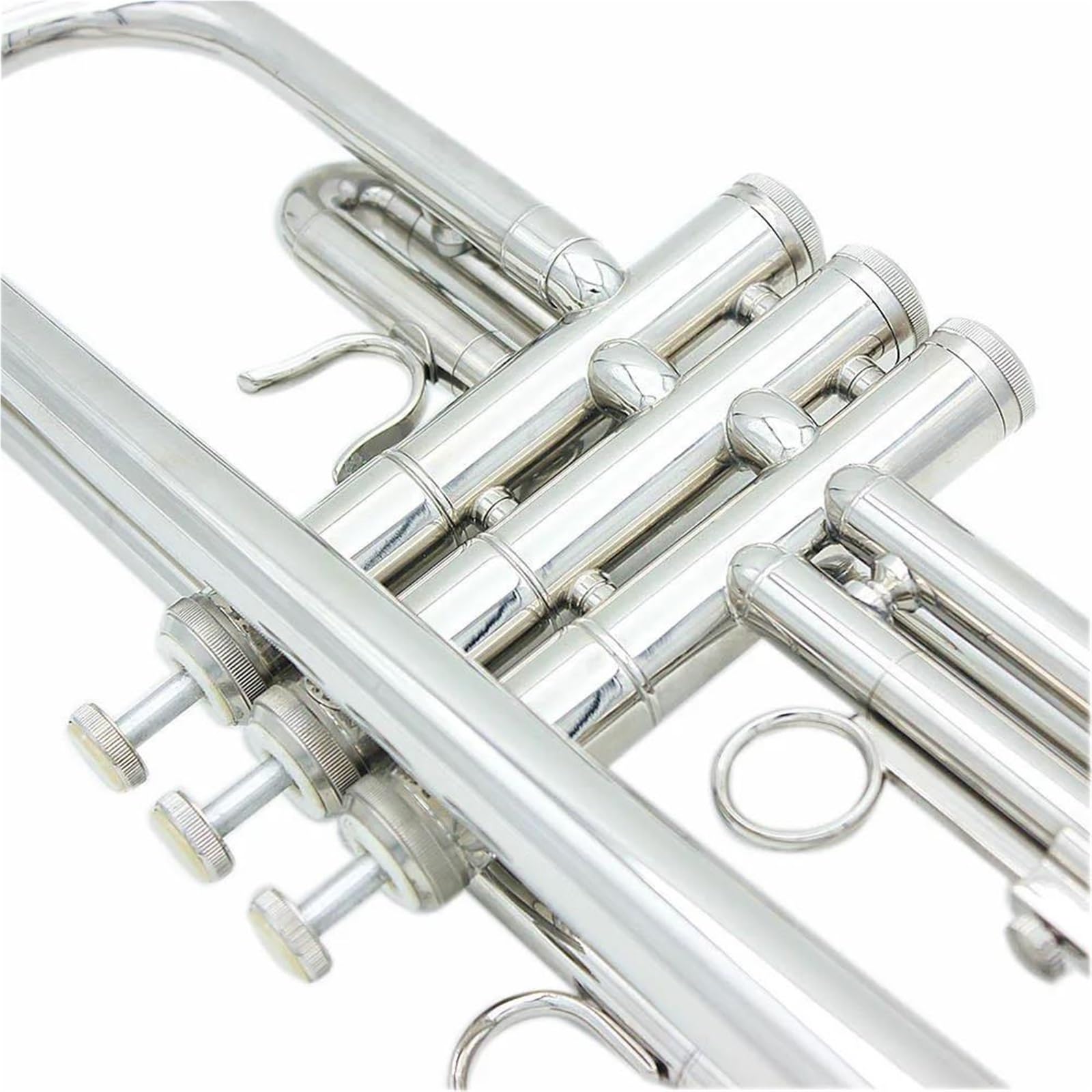 Tromba Per Principianti In Si Bemolle Prestazioni Professionali Argento Adatta Per Strumenti A Banda Ensemble Di Trombe Standard