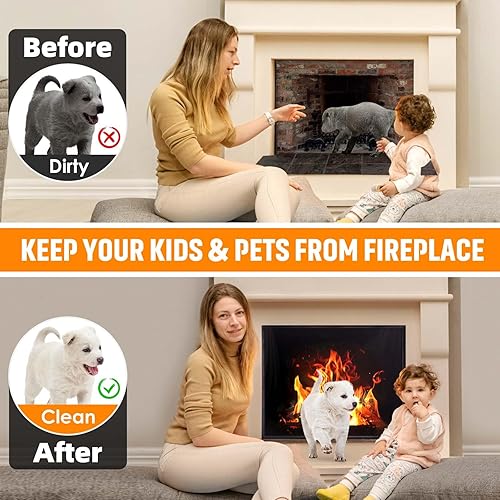 Miniatura 3 de Funda magnética para chimenea, la manta bloqueadora de chimenea detiene la pérdida de calor durante la noche, tapón ajustable para chimenea que