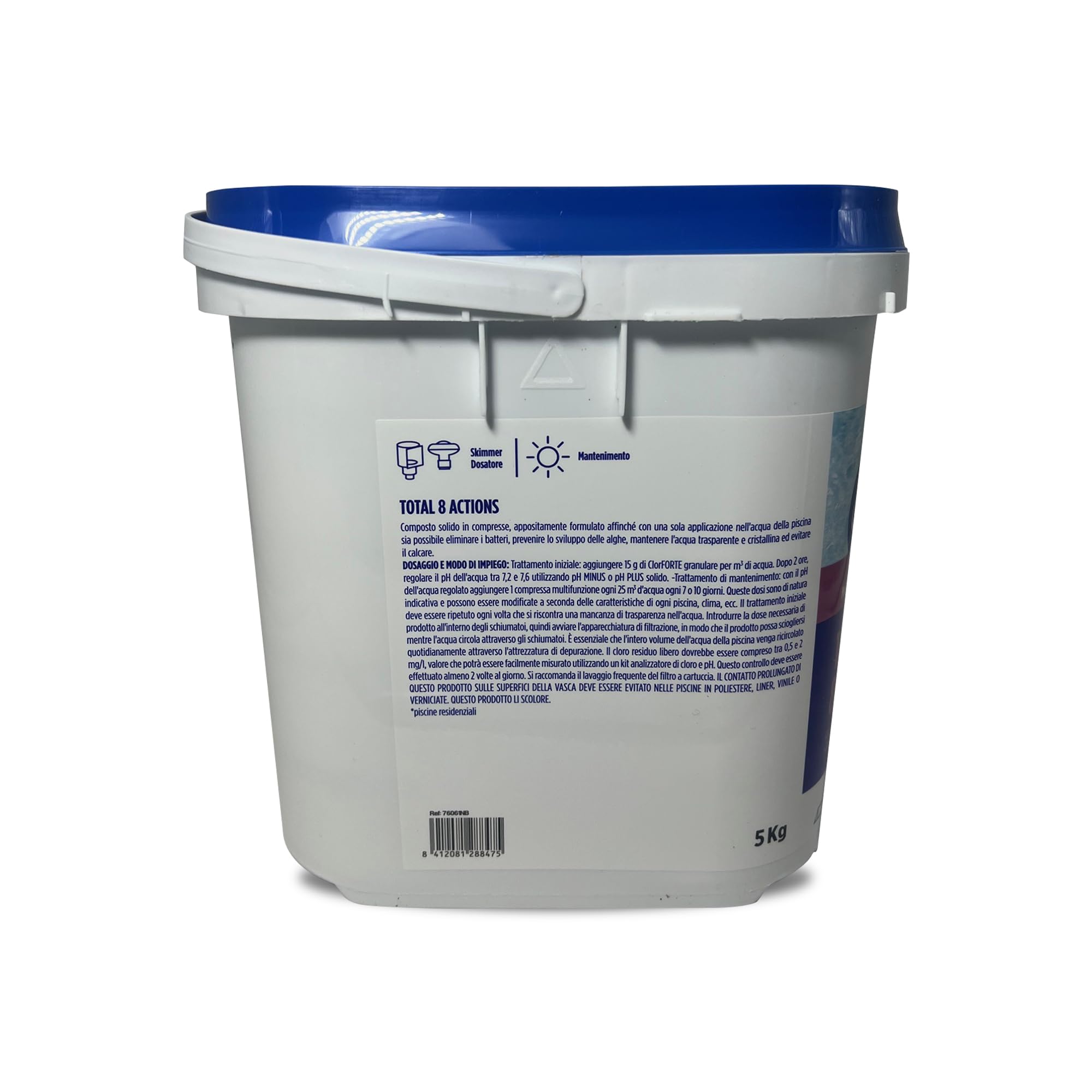 Gre 76061NB - Trattamento 8 Azioni, Zero Borico, Pastiglie da 250gr - 5kg
