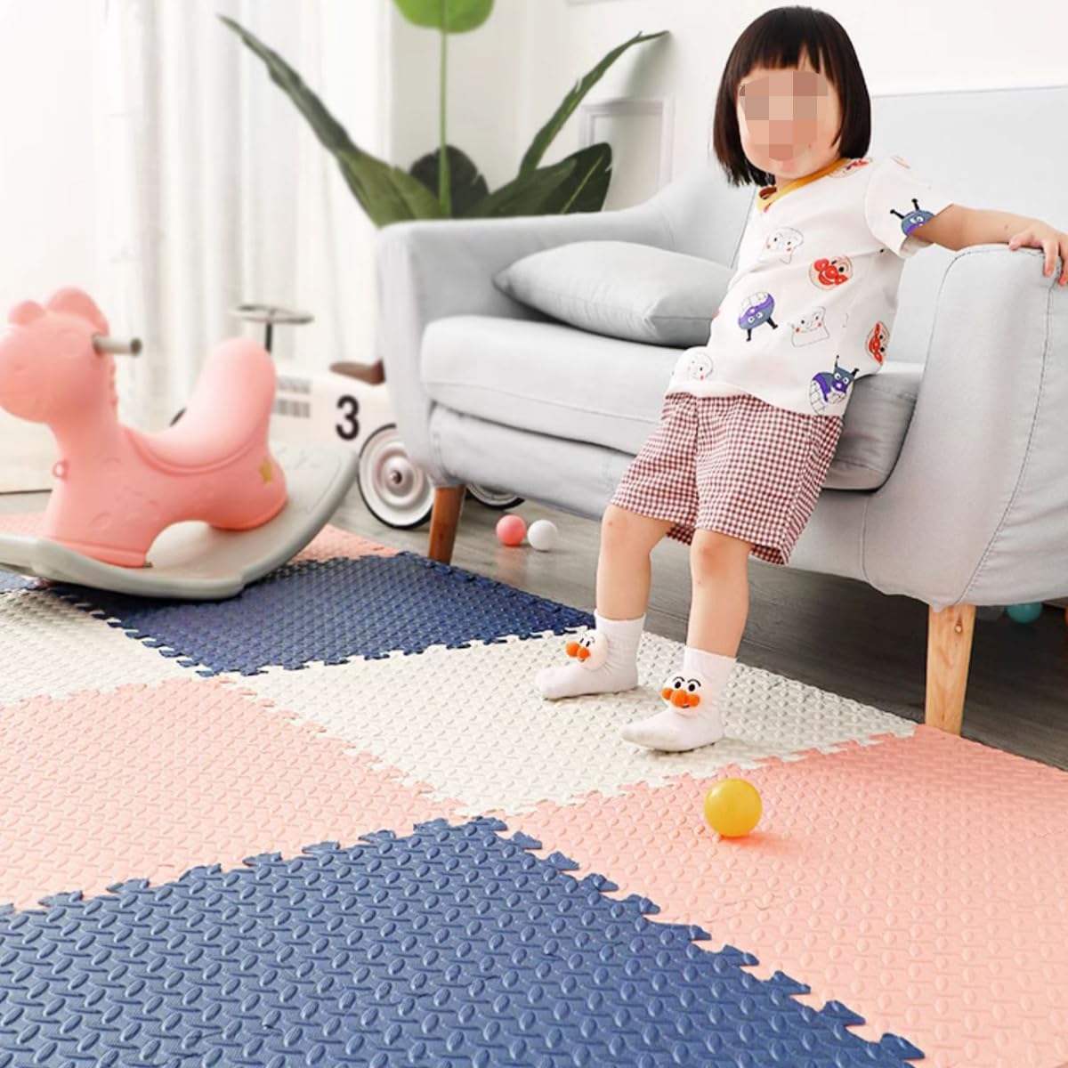 Amazon.co.jp: ソフトフォームプレイマット連動ノンスリップパズル床 