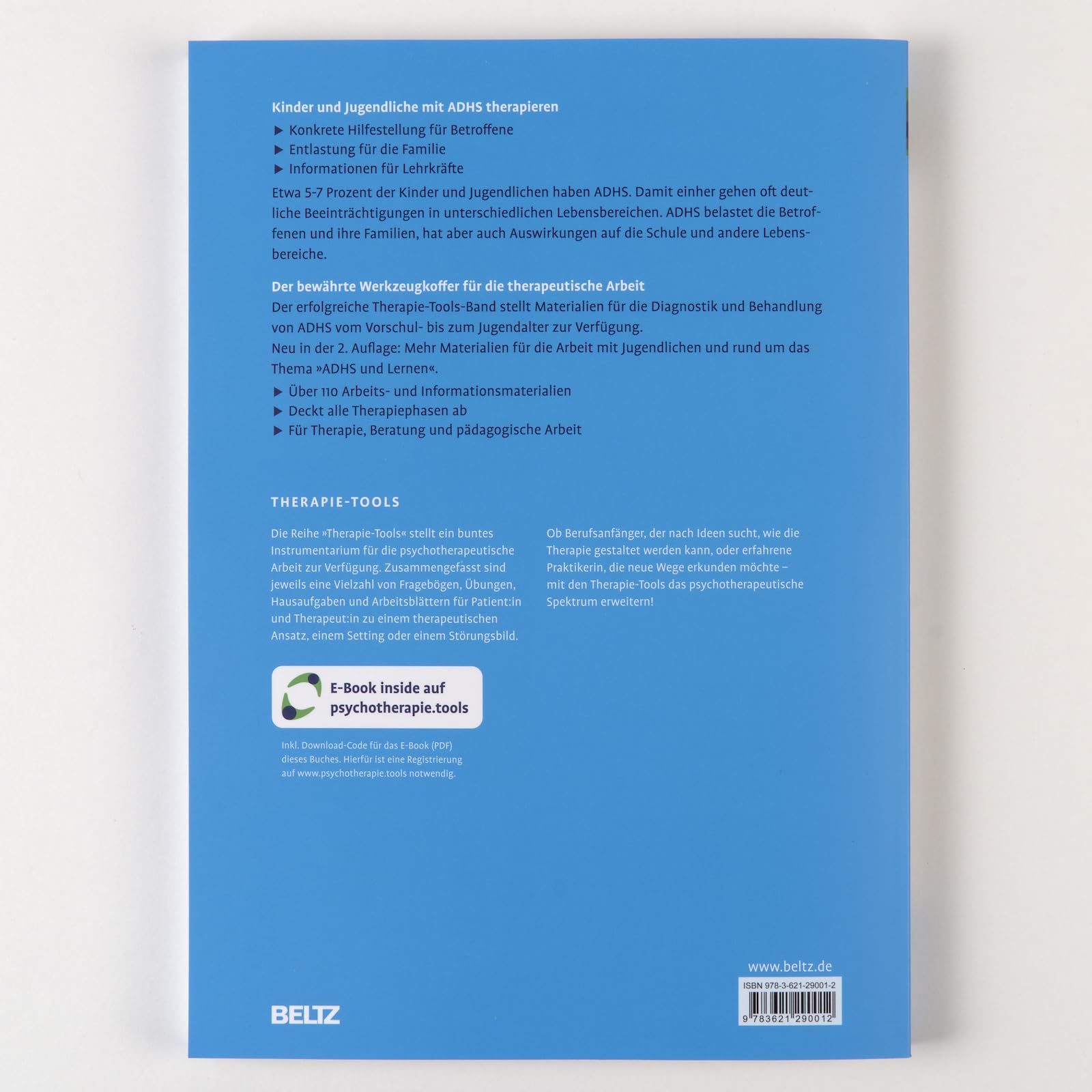 Therapie-Tools ADHS im Kindes- und Jugendalter: Mit E-Book inside inkl. Arbeitsmaterial (Beltz Therapie-Tools)