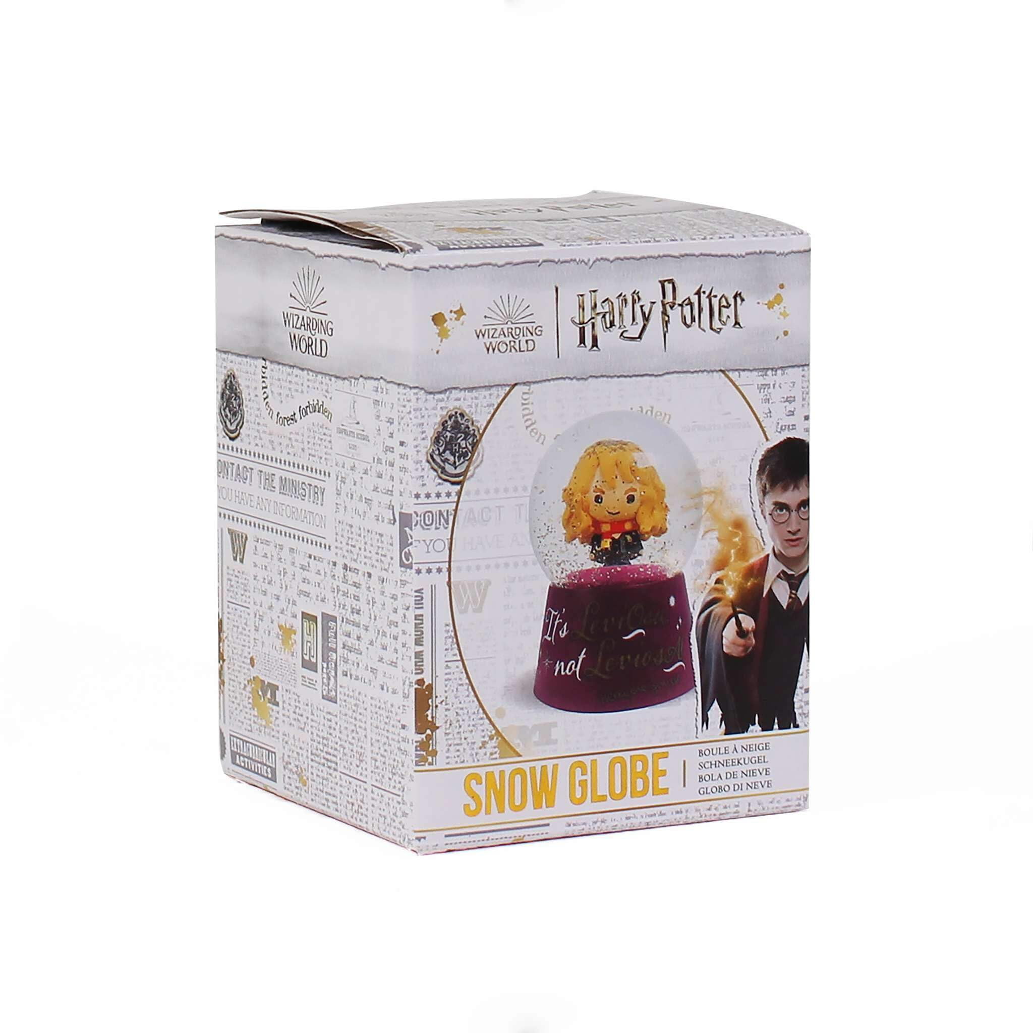 Bola de Nieve Harry Potter Kawaii Hermione - Bolsa de Cristal 6cm con luz led - Decoración Harry Potter - Licencia Oficial