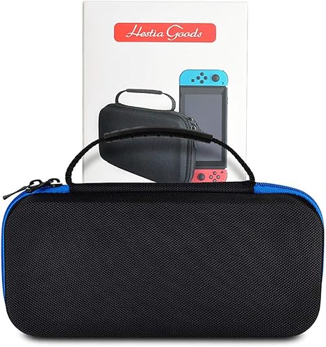 Miniatura 6 de daydayup Funda para Switch y protector de pantalla de vidrio templado compatible con Nintendo Switch, funda de transporte de viaje rígida de lujo,