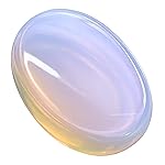Amazing Gemstone Opalite Worry Stone Crystals and Healing Stones - Worry Stones for Stress Relief Gifts - Piedra Crystal Fidget for Meditation,Relaxation - Unique Stocking Stuffers and Birthday Gifts