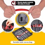 Menbyci 12 Pack Car Trim Removal Tool Kit with Canvas Bag, Panel Door Window Audio Pry Tool Kit, Auto Clip Pliers Fastener Terminal Remover, Push Pin Puller, Dashboards, Car Upholstery Repair Tools