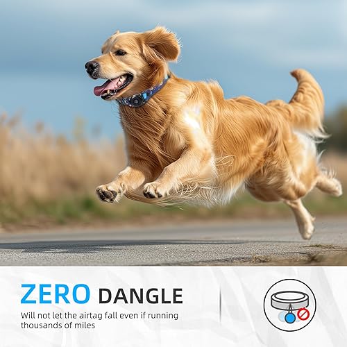 Miniatura 5 de AirTag - Collar para perro, soporte integrado impermeable IP68 para collar de AirTag, fácil de limpiar, ultra duradero, a prueba de olores, a prueba