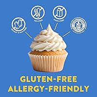 Vista 3 de Kinnikinnick - Mezcla de pastel blanco - Mezcla de pastel sin gluten, apta para alérgicos - Caja de 17.6 onzas