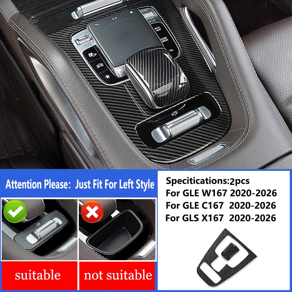 Amazon.com: Carbon Fiber Center Console Gear Shift Panel Frame