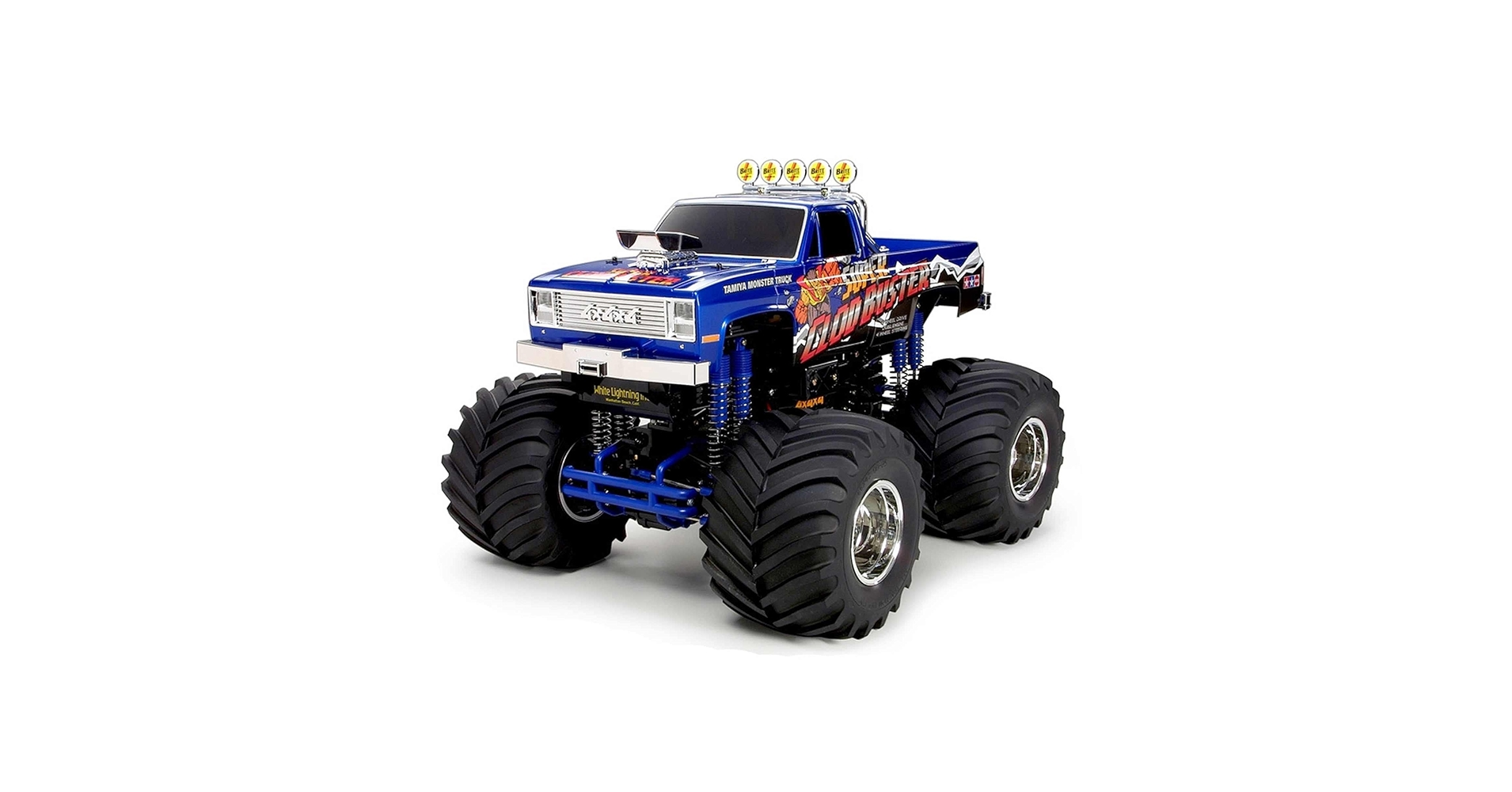 ホビーラジコン TAMIYA 4X4X4 CLOD BUSTER Tamiya 1/10 Super Clod Buster 4X4 Monster Truck Kit, Grey