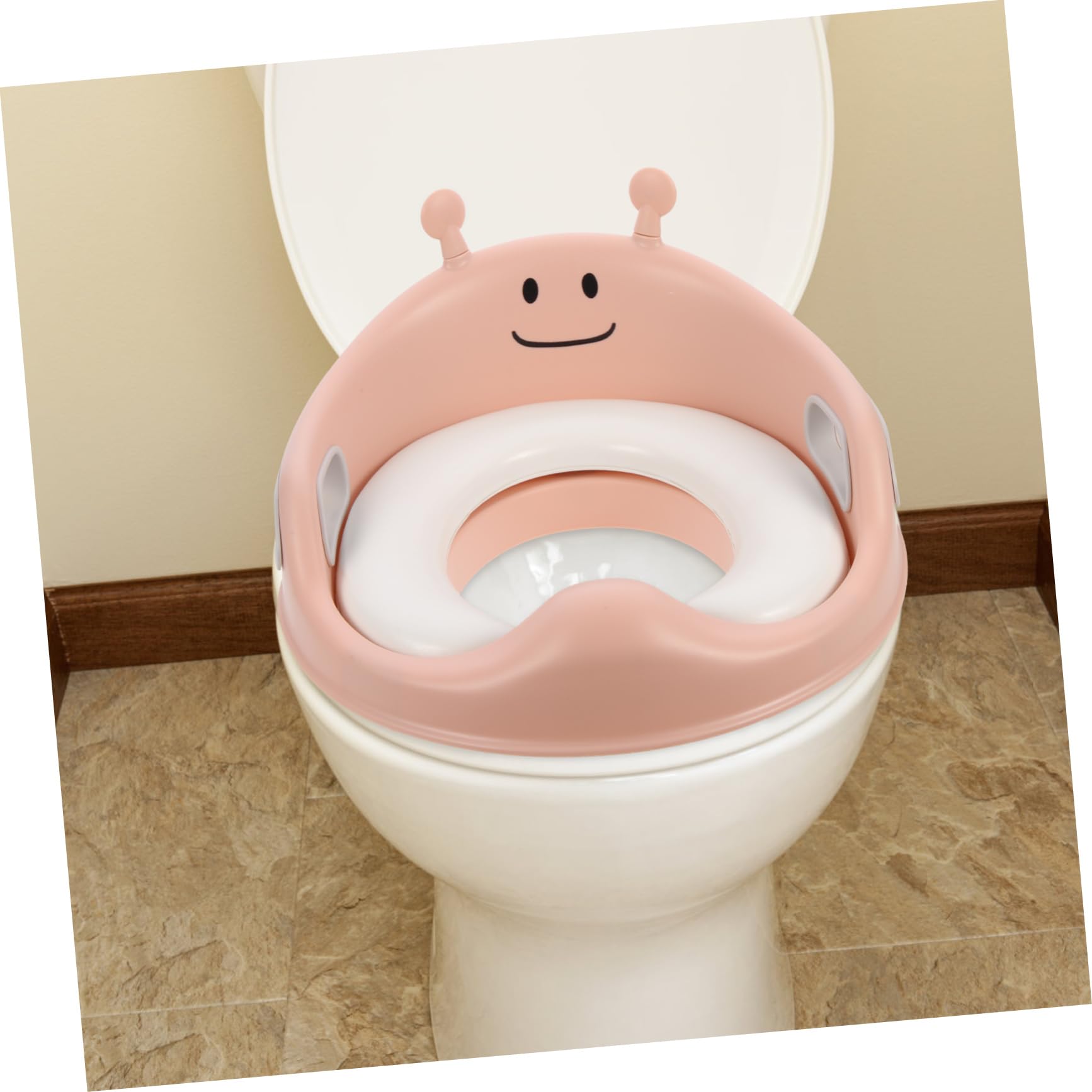 Asiento de Orinal Infantil Anillo y Cojín Pu para Baño