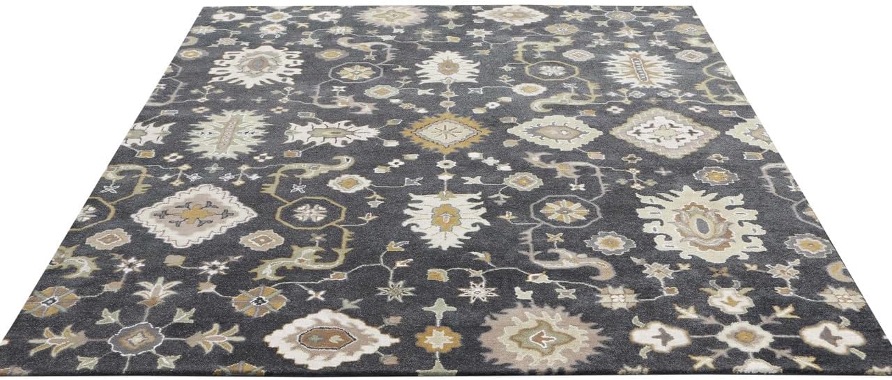 Juno Handmade Tufted Wool Area Rug and Crapet
