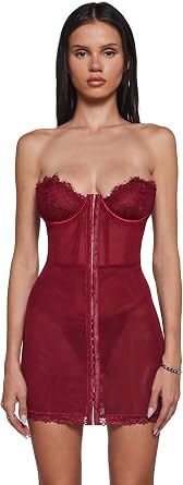 Dolls Kill Captivating Gazes Slip Dress by Current Mood