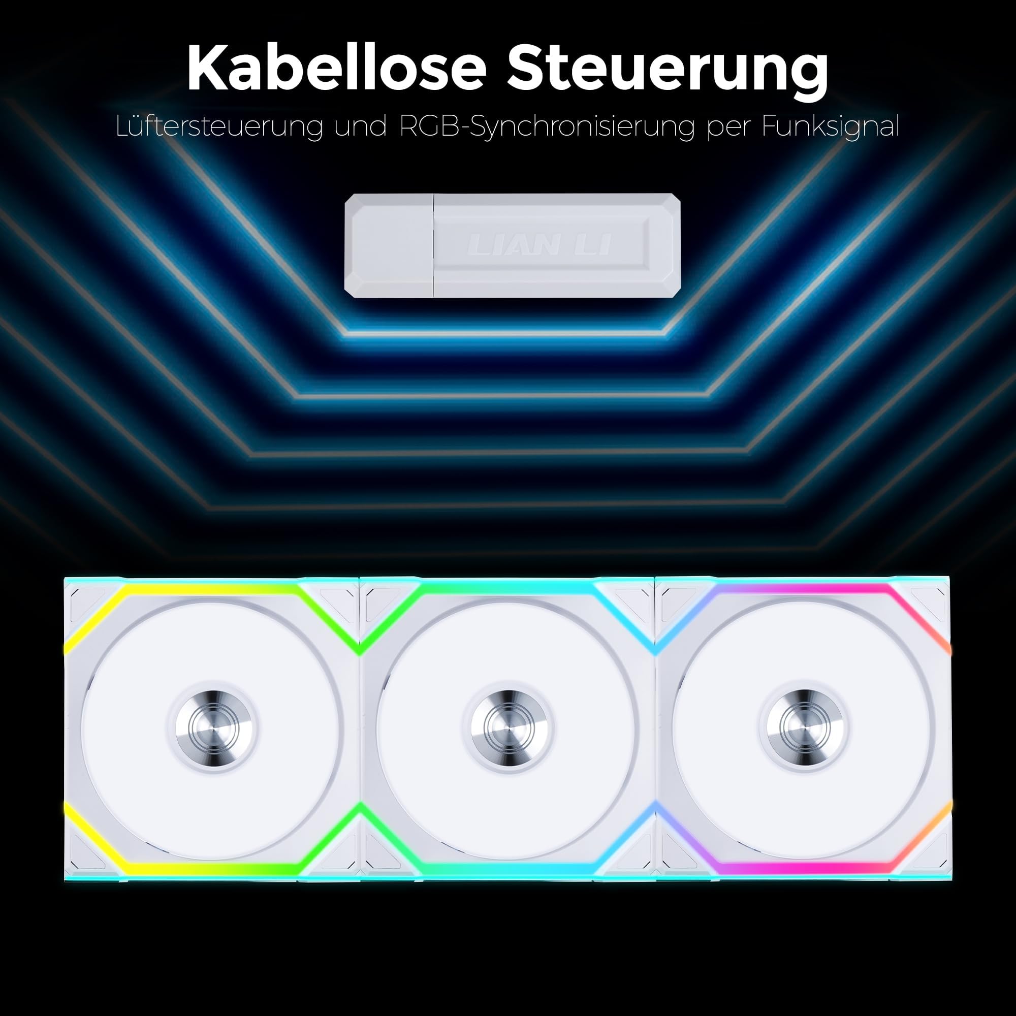 Amazon | LIANLI 120mm ARGBファン リバースモデル UNI FAN RS SL