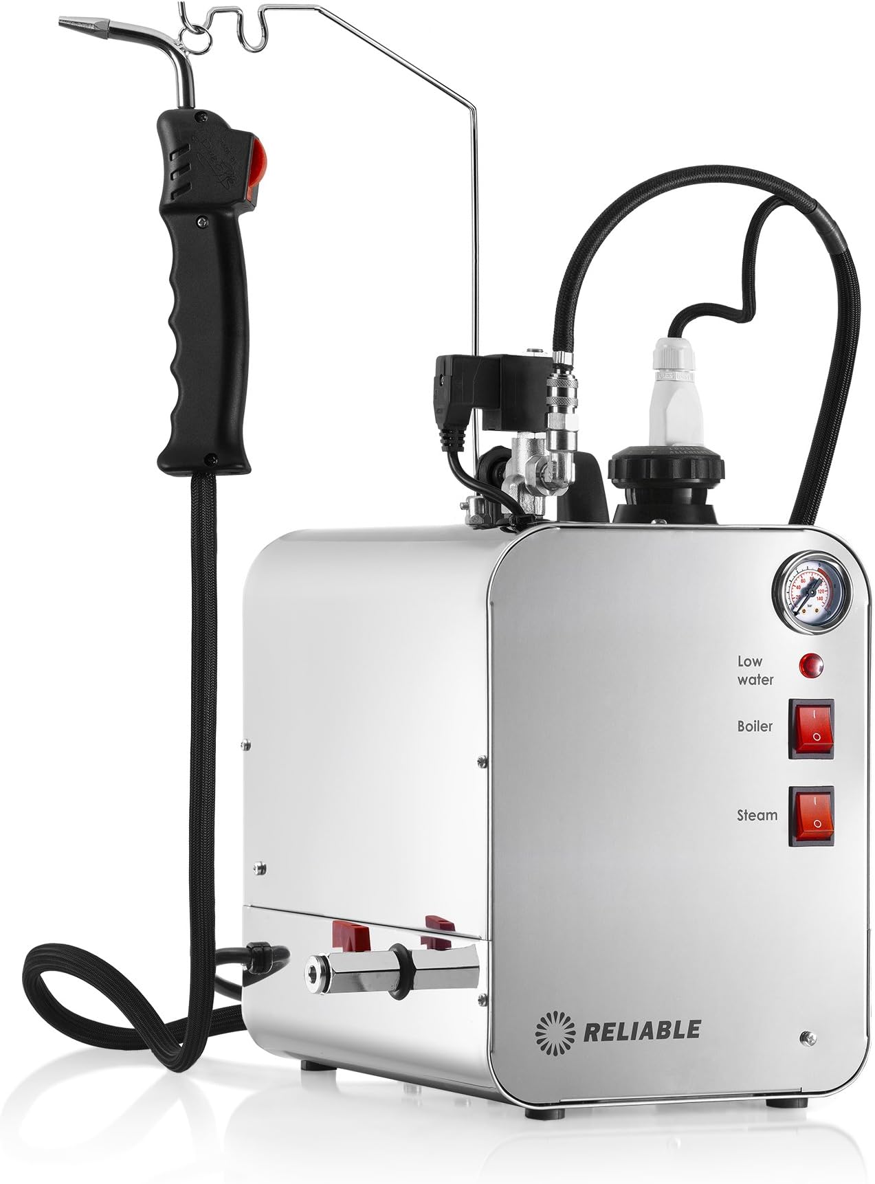 Reliable 6000CD Stainless-Steel Dental Steam Cleaner, 1.25-Gallon