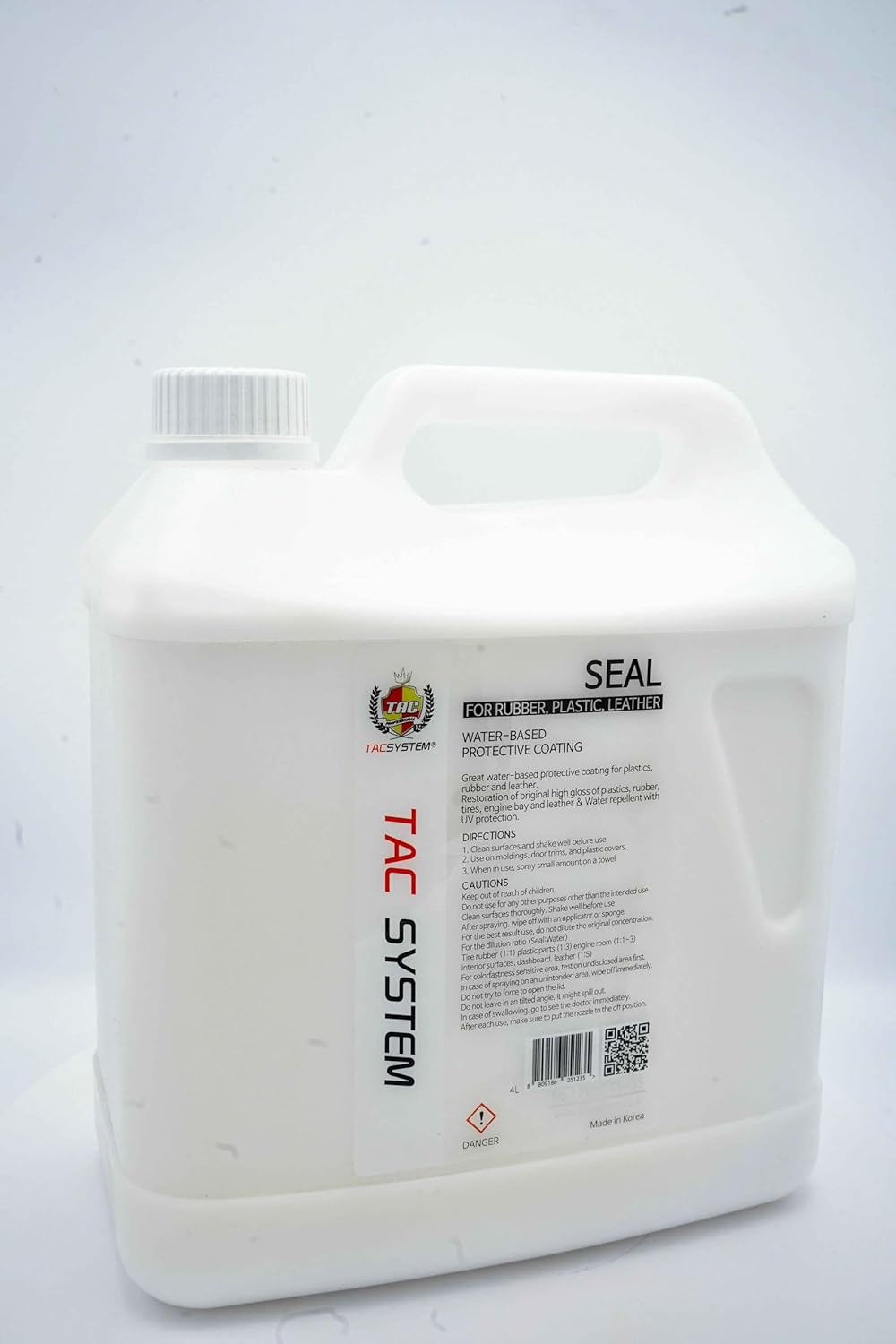 Seal 4L - Ultimate Leather & Surface Armor Coating | Durable Hydrophobic & UV Protection for Automotive Interiors & Exteriors