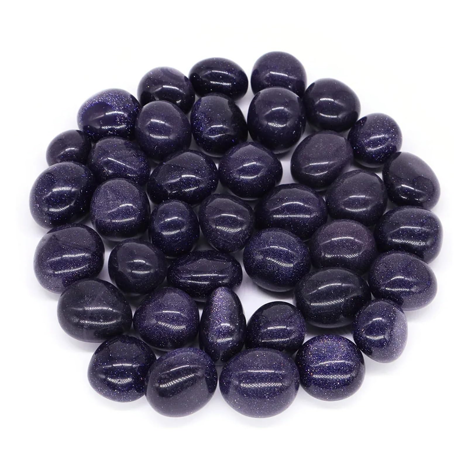 Grava para Acuario Piedras pulidas de Cristal Reiki Arena Dorada, Material a Granel, decoración for acuarios, Piedras Preciosas en Maceta, espécimen jardín(1000g)