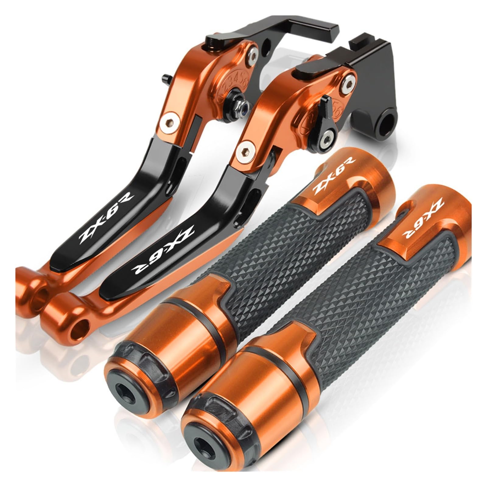 Motorfiets Stuur Rem Beschermer Voor KAWASAKI ZX6R Voor ZX 6R 2001 2002 203 2004-2022 2021 2020 Motorfiets Handgrepen Guard Rem Koppelingshendels Guard Bescherming (Kleur : 7