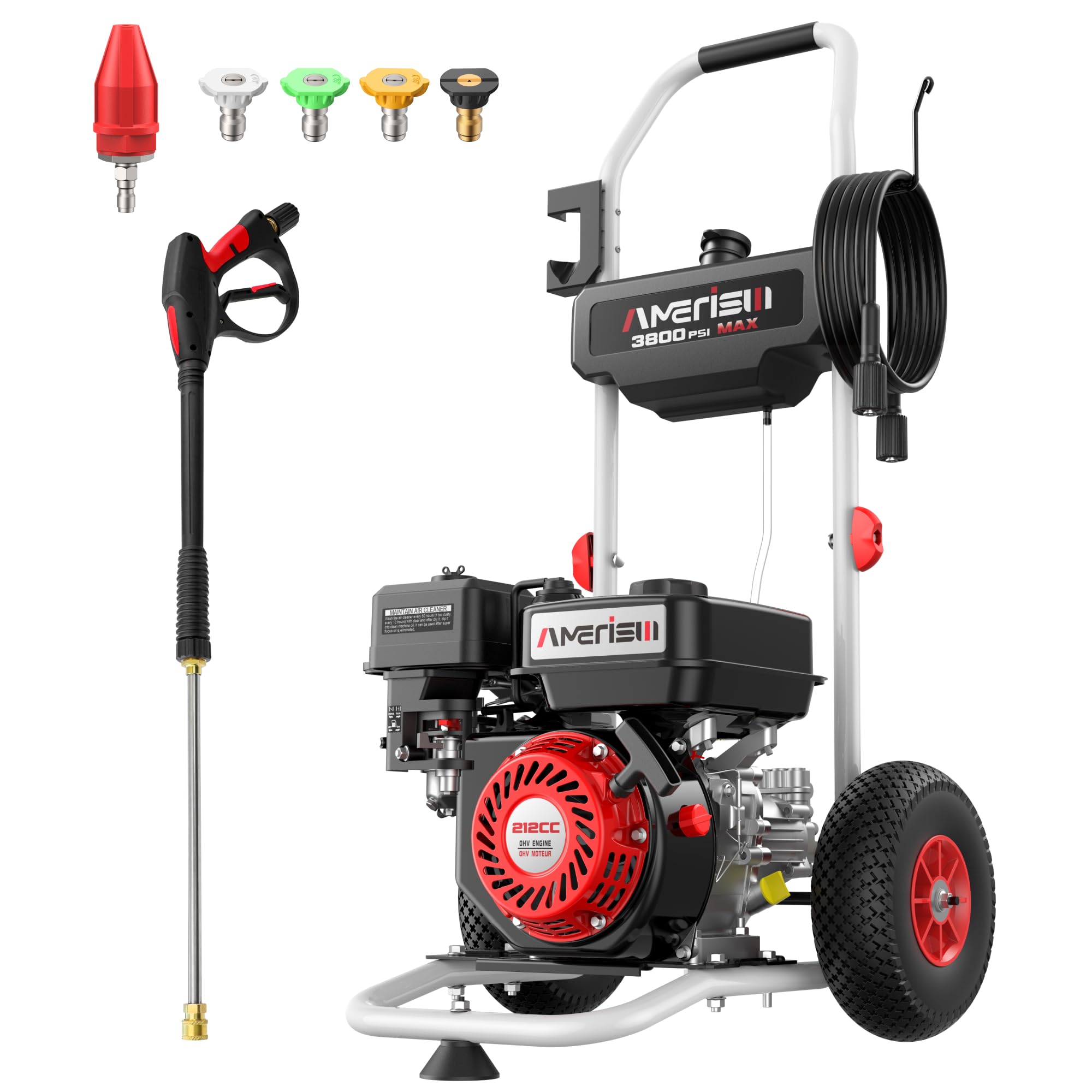 Amerisun 3800 Psi Gas Pressure Washer Troubleshooting Guide