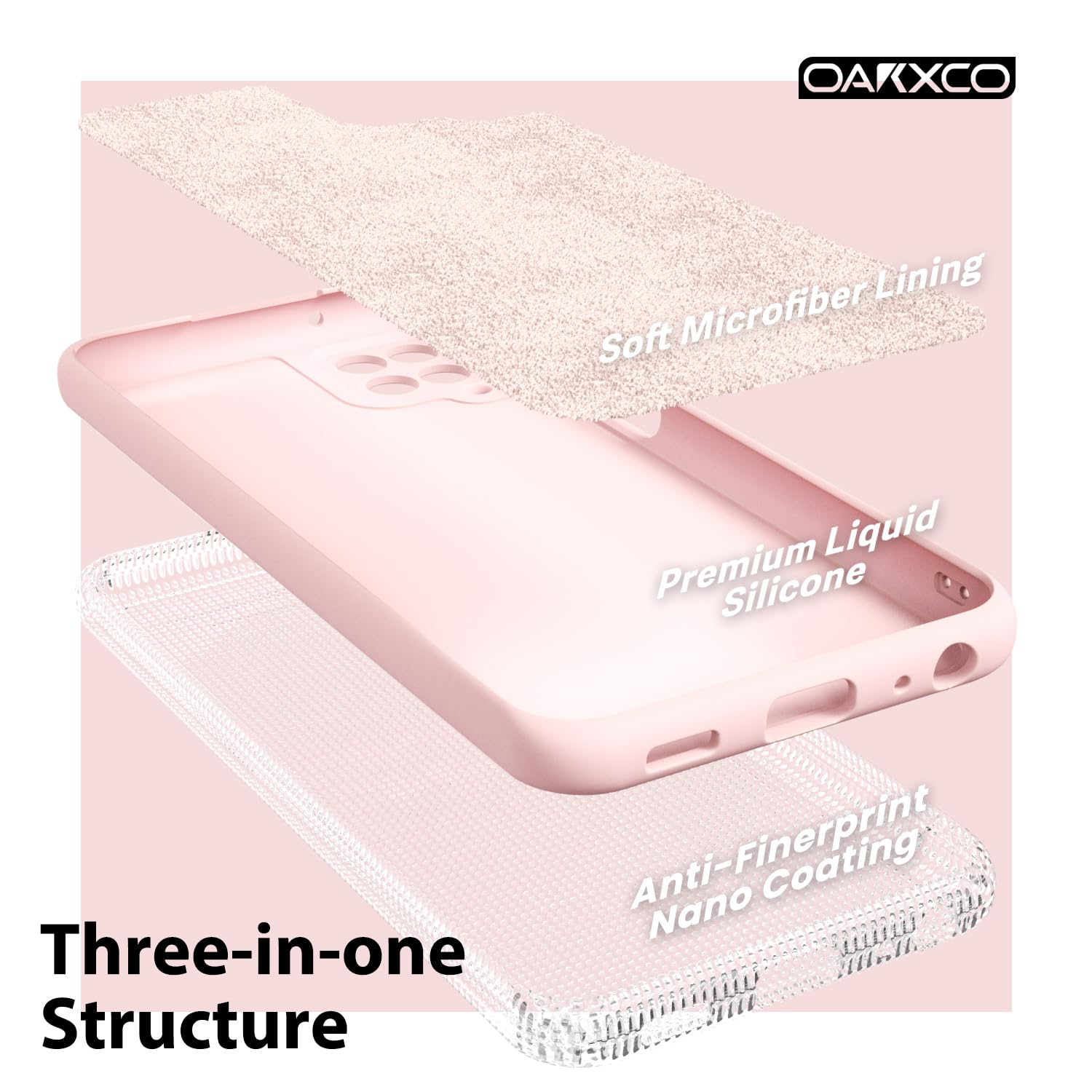 oakxco Silikonowe etui do Samsung Galaxy A12, cienkie, smukłe, z dobrym chwytom, miękkie gumowe żelowe ochronne etui na telefon dla kobiet, matowe, jednokolorowe, estetyczne, urocze dziewczęce etui z