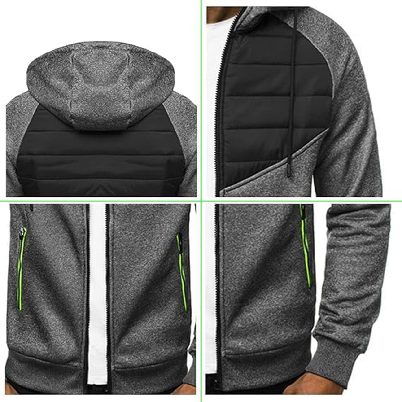 Herren-Daunen-Kapuzenpullover for Scania, lässige Jogging-Streetwear, weiche Strickjacken mit Reißverschluss, Jacken, Bequeme Mäntel