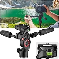 Vista 8 de Manfrotto Befree Kit de trípode avanzado Live de 3 vías, trípode y cabeza fluida en aluminio para cámaras y videocámaras de hasta 6 kg