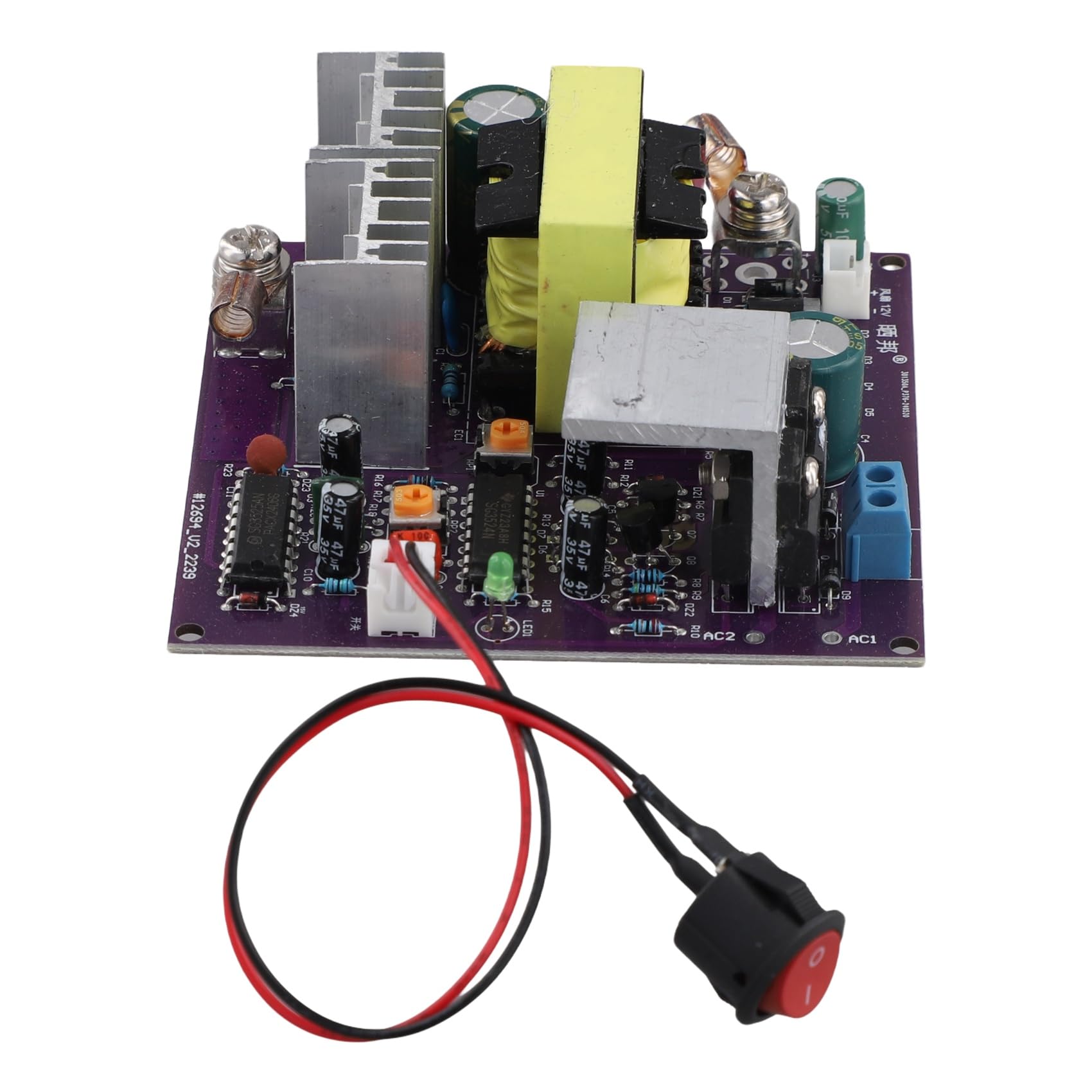 Scheda Inverter A Sinusoidale Corretta da 300 W 50-60 Hz DC-AC 12 V a 220 V Convertitore Elevatore Di Alimentazione