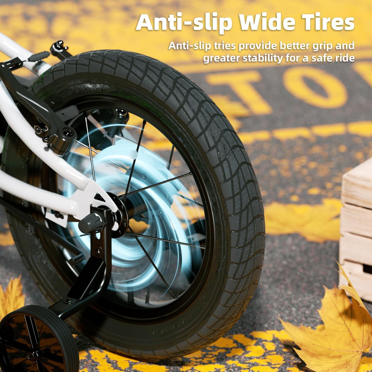 67i BMX Toddler Bike with Training Wheels 12/14/16 Inch Kids Bicycle Boys Girls Age 3-8 Durable Steel Frame Adjustable Seat Coaster Brake Bicicleta para Niños