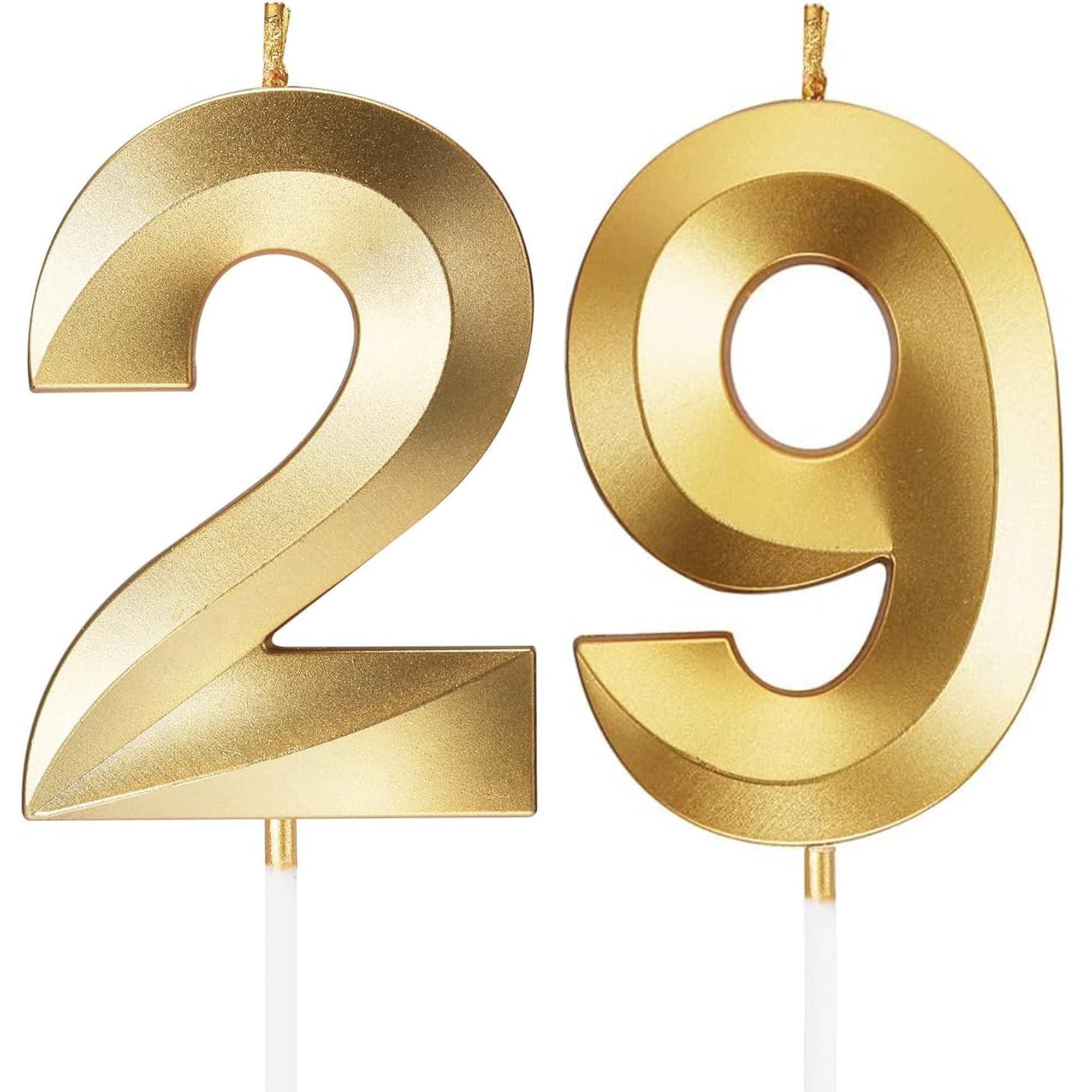 Birthday Candles Number Candles Age Year for Cakes Happy Birthday 3D Designed Wedding Anniversary Party Cake Topper Decorations