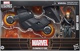 Marvel Legends Series, Figurine Ghost Rider avec Moto, Weiß - 2