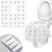 20 Pcs Disposable Portable Toilet Seat Covers, Disposable Toilet Seat Cover Non-Woven Waterproof Toilet Seat Cover Disposable Toilet Cover Suitable for Travel, Hotel, Mall, Hospital and Public