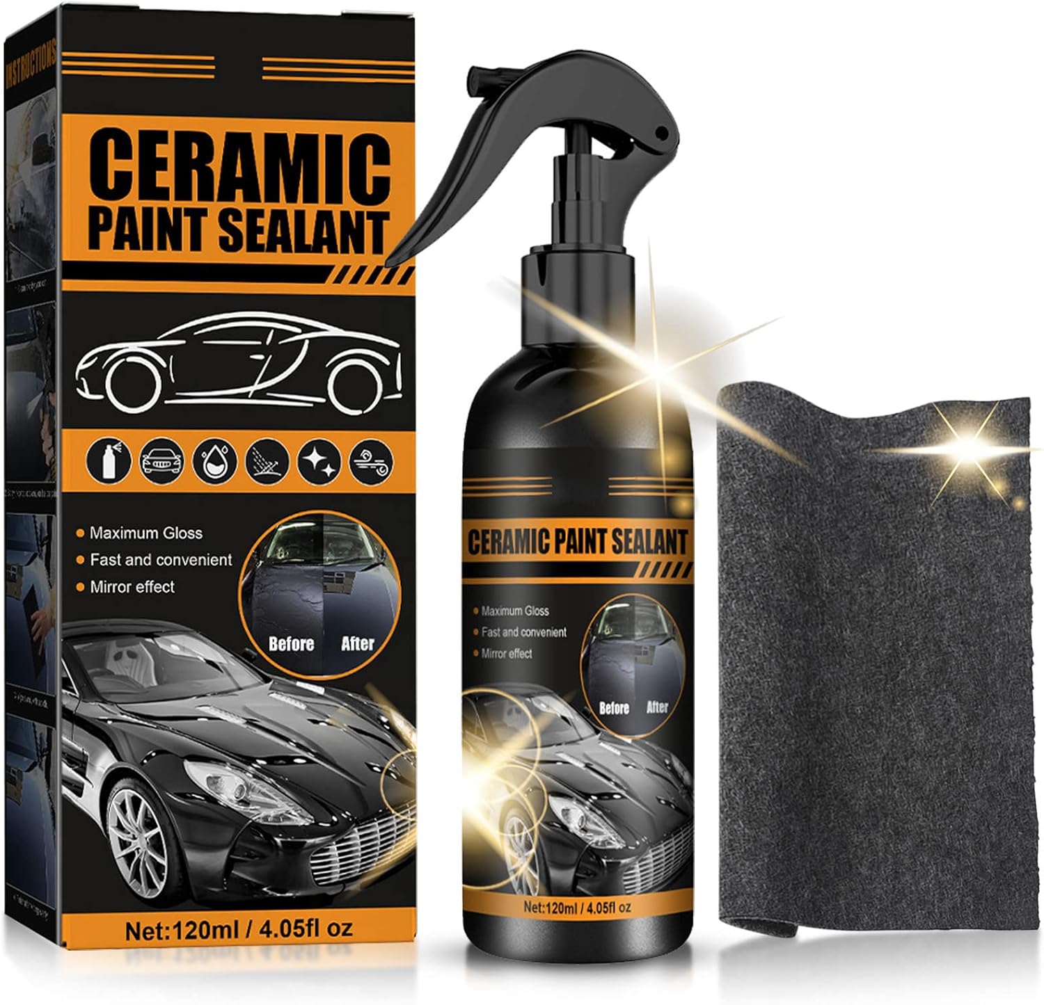 Rapid Ceramic Coating for Cars, Nano Ceramic Paint Sealant
