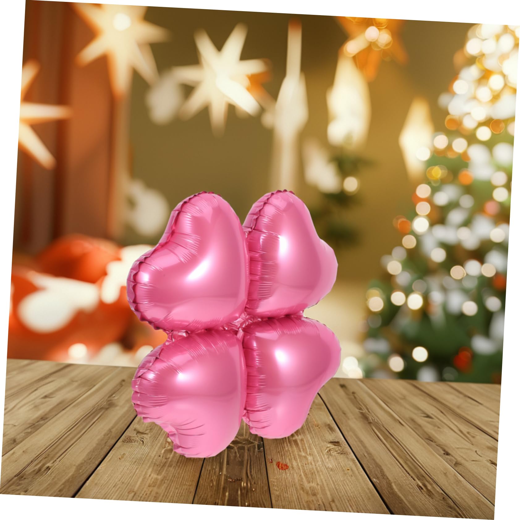 50piezas Globos De Aluminio Corazón Globos Decorativos Para San Valentín Fiesta De Cumpleaños Decorativo De Corazón